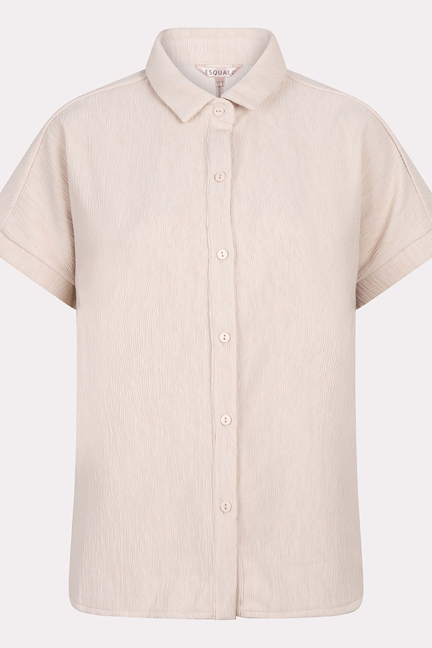 BLOUSE FANCY CRINKLE LIGHT SAND 4