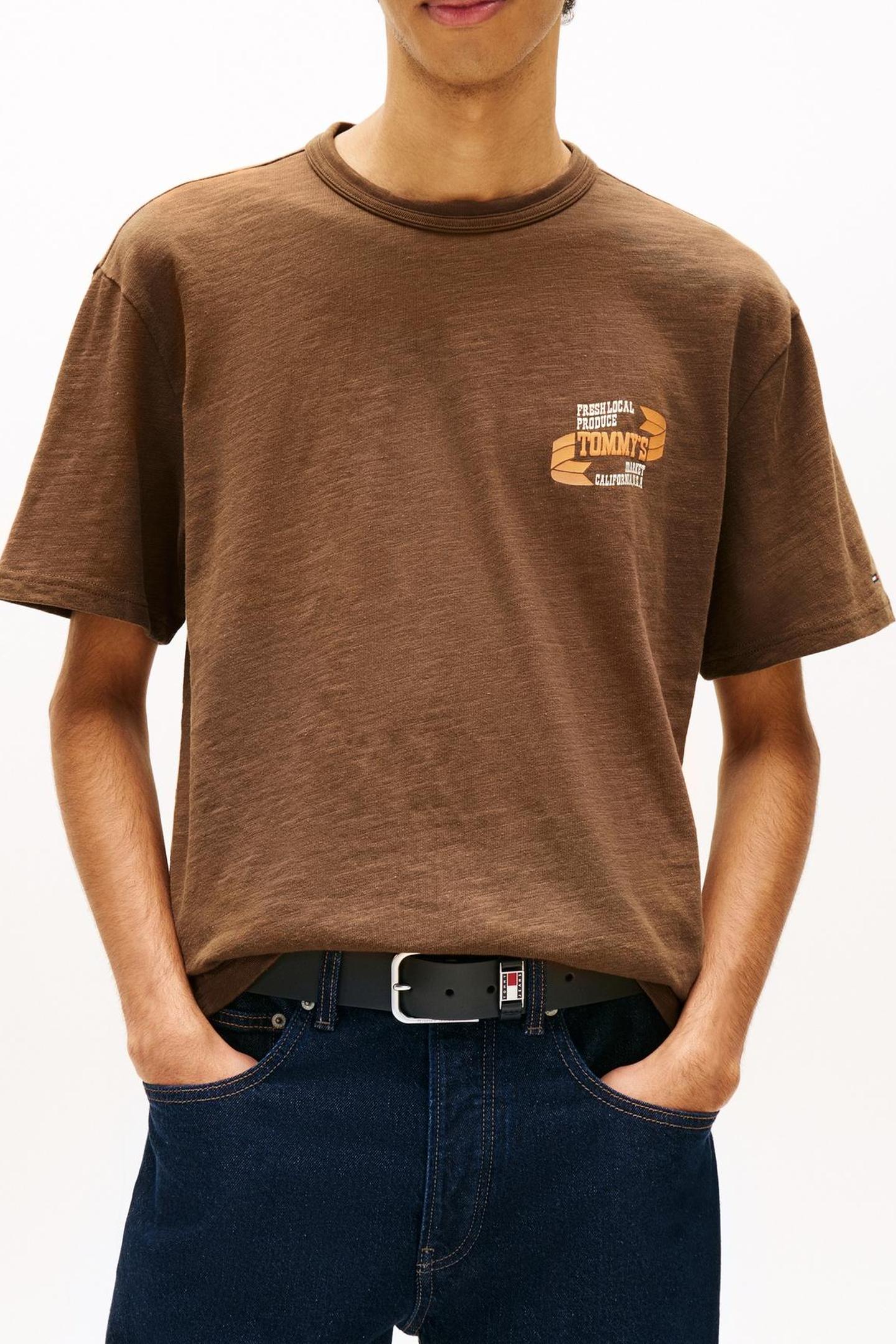 TJM RELAXED NOVELTY SS T-SHIRT ANTIQUE WALNUT 1