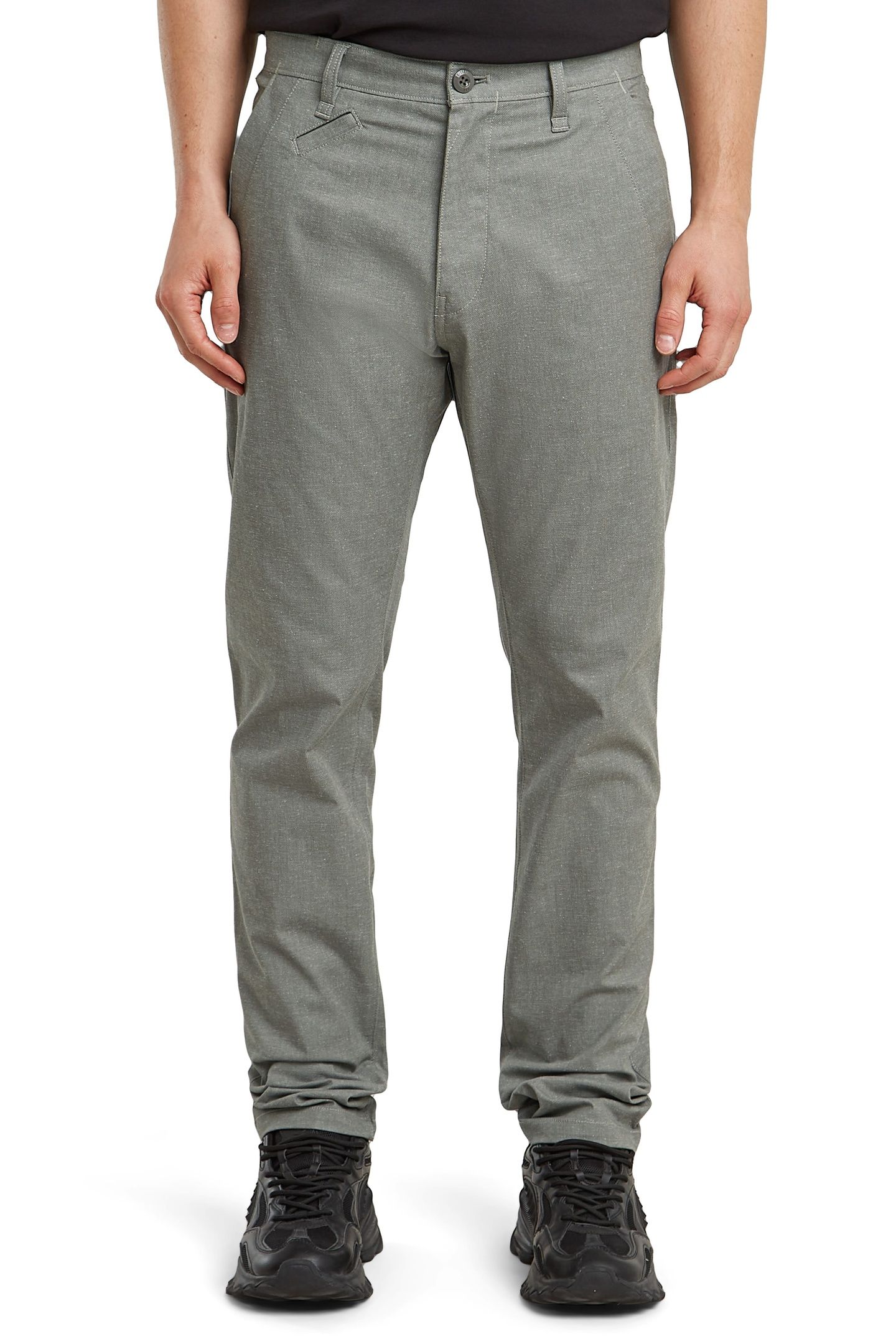 BRONSON 3.0 SLIM CHINO GREY/MILK DOBBY 2