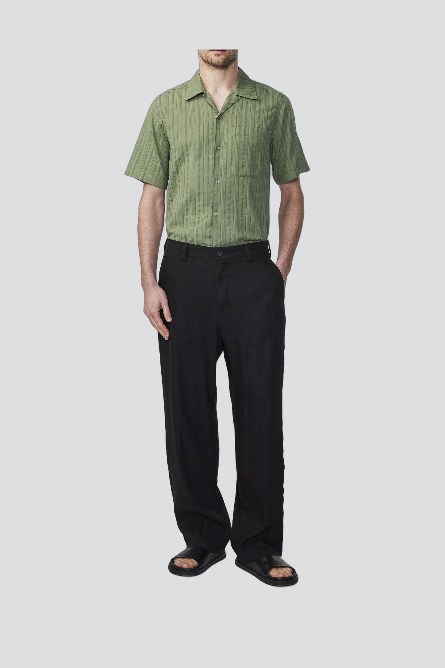 JULIO SS 5712 SHORT SLEEVE HEDGE GREEN 1