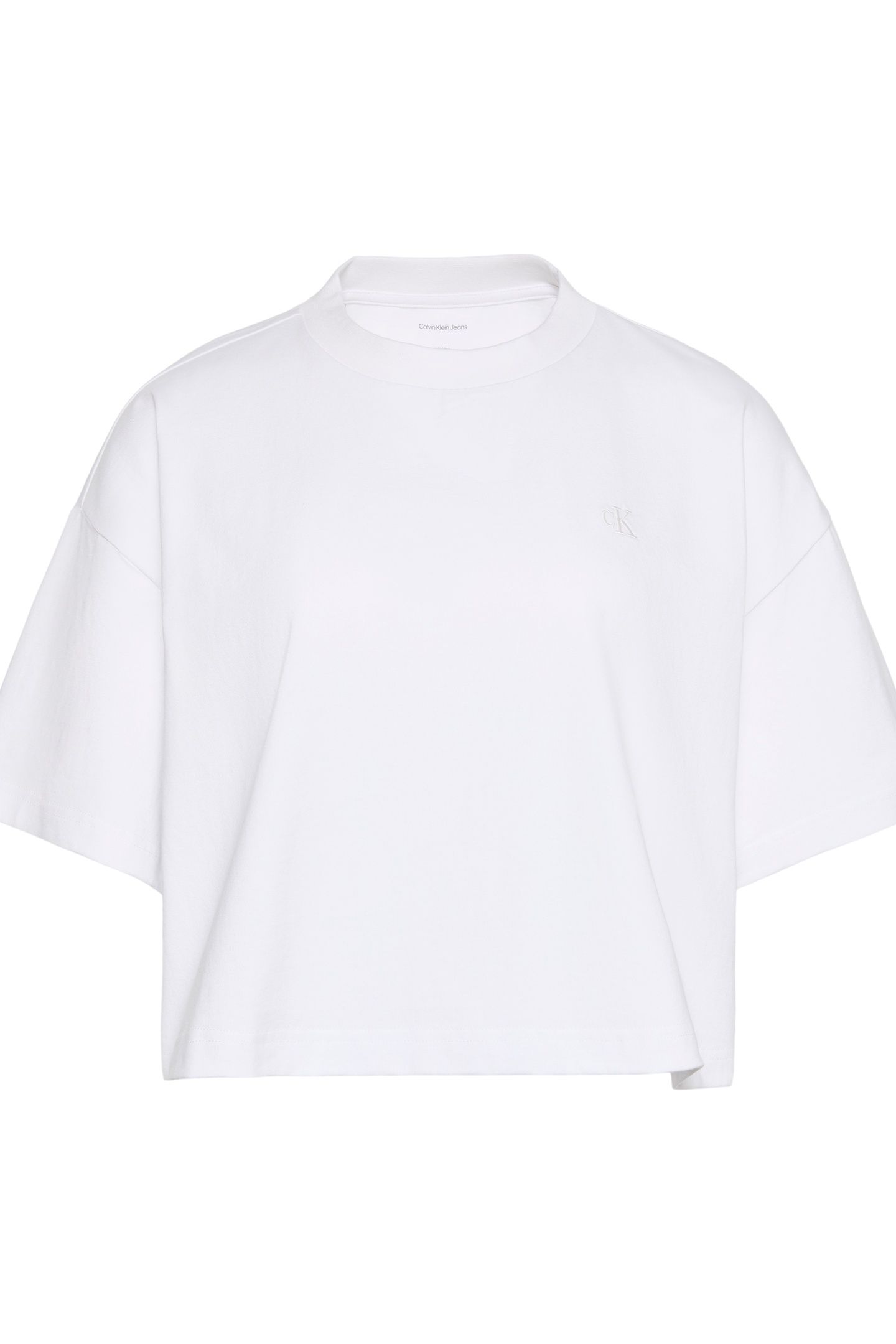 SS CROPPED BOXY TEE BRIGHT WHITE 5