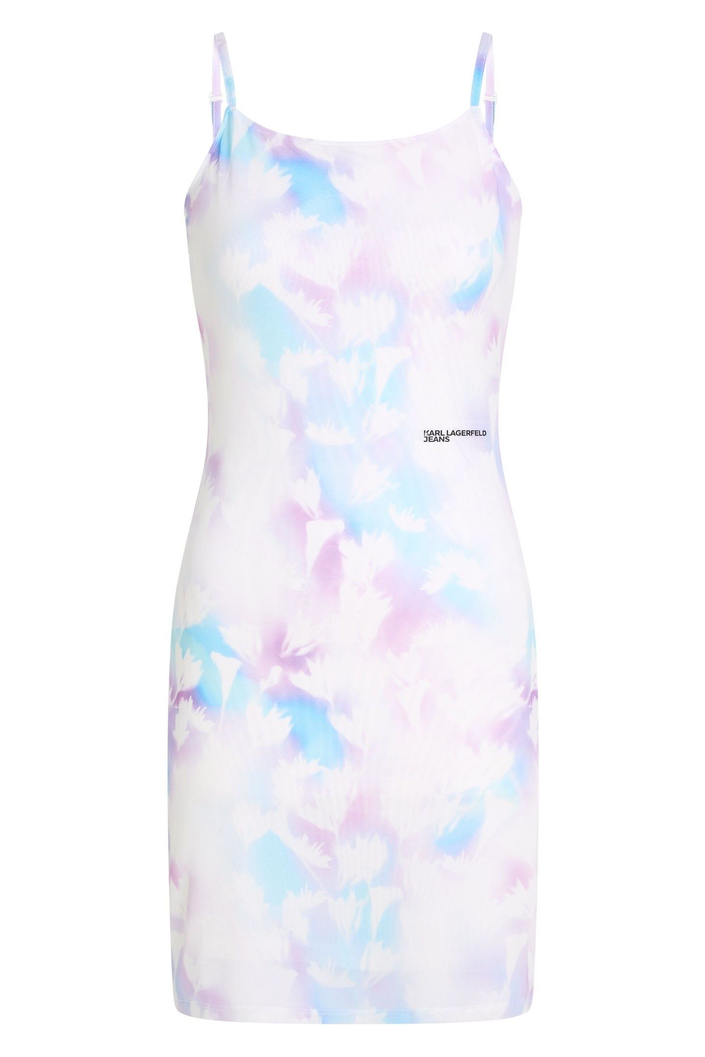 MESH SLIP DRESS FLORAL WHITE 7