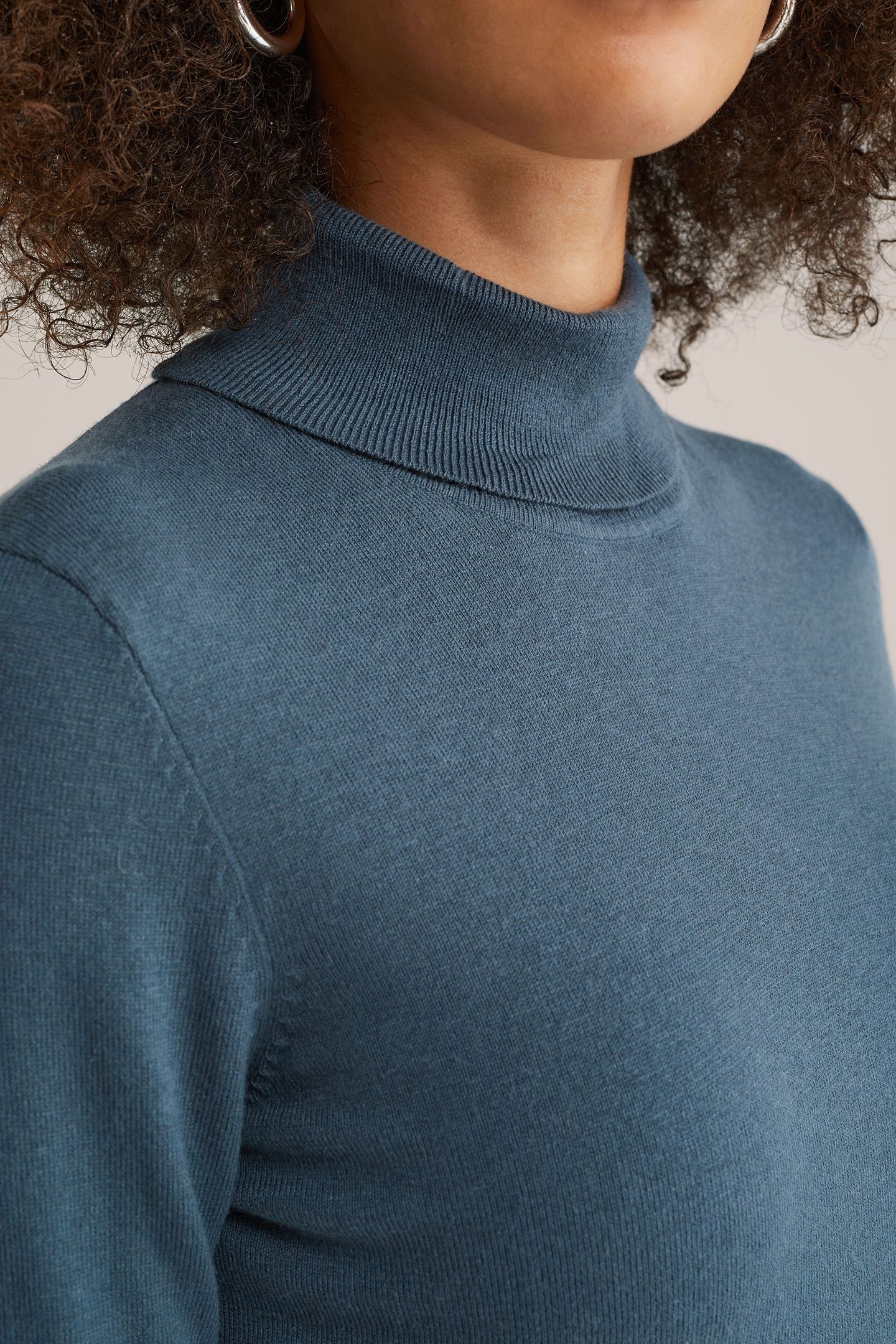 KNITTED PULLOVER GREYISH BLUE 5