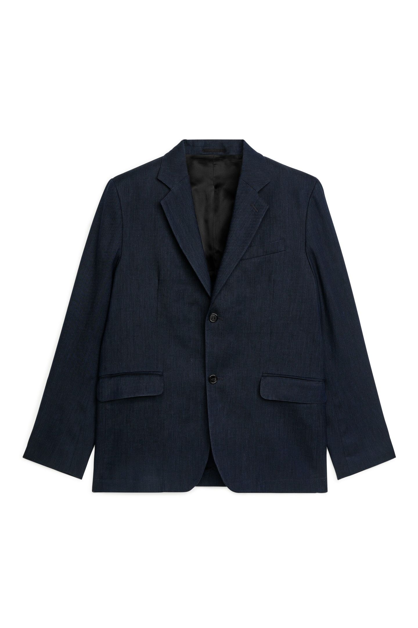 DENNIS HOPSACK SUIT BLAZER BLUE 3