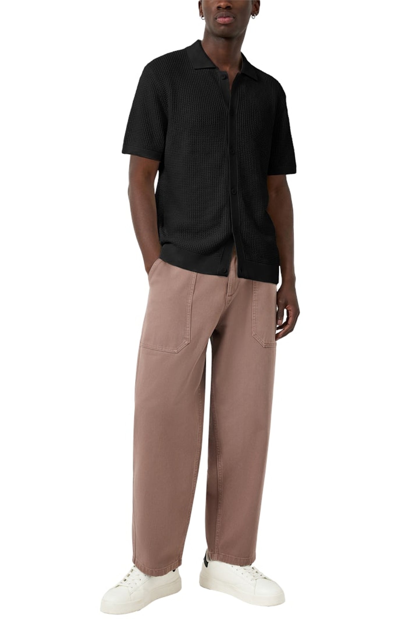 S.OLIVER-QS PULLOVER SHORTSLEEVE BLACK 5