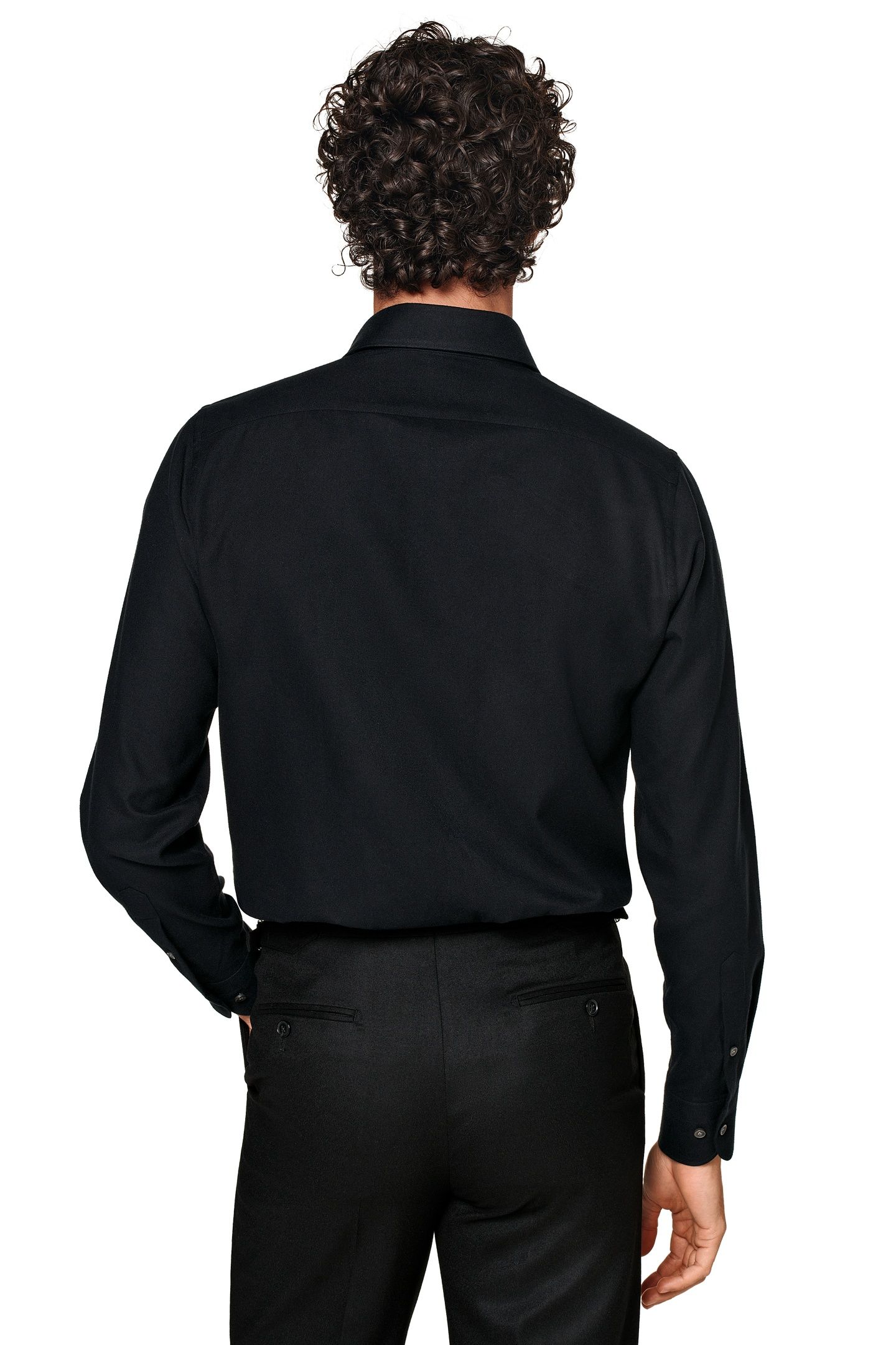 CASUAL FLANNEL CASUAL SHIRTS BLACK 5