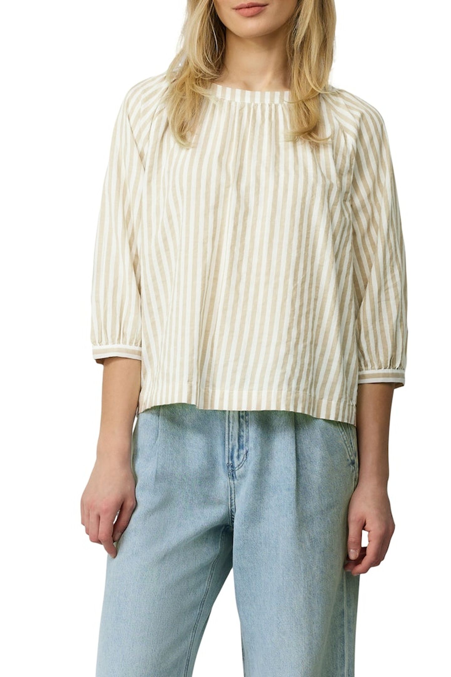 S.OLIVER BLOUSES BROWN 1