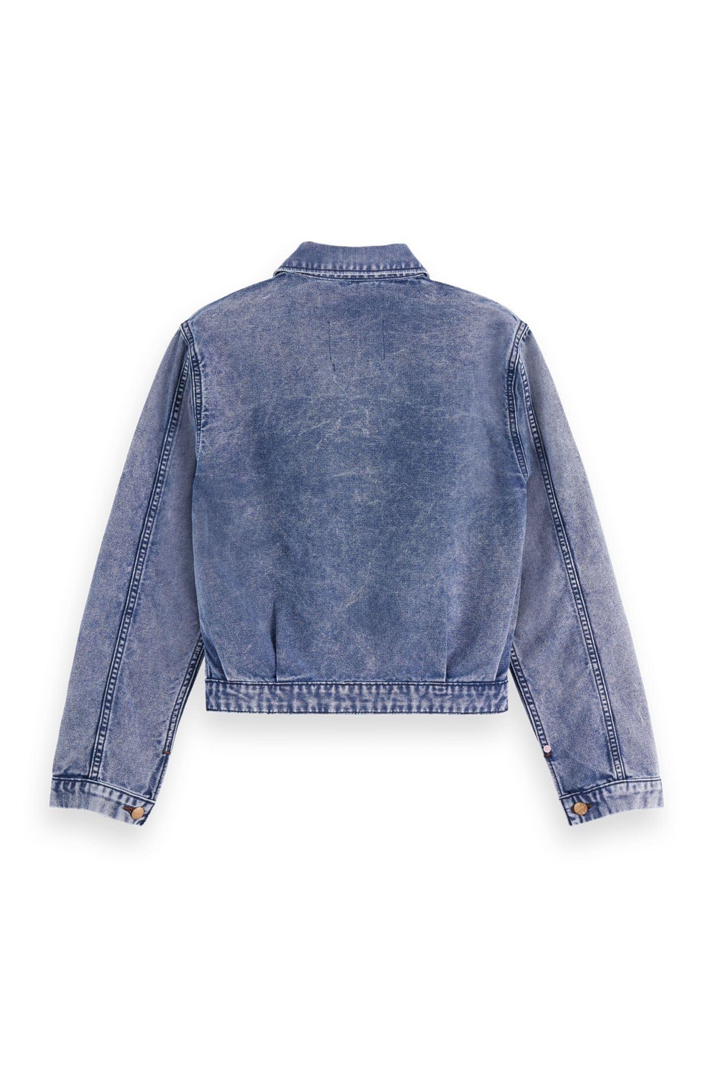 MOUNTAIN DYED DENIM CANVAS WORKWEAR JACKET NAVY 5
