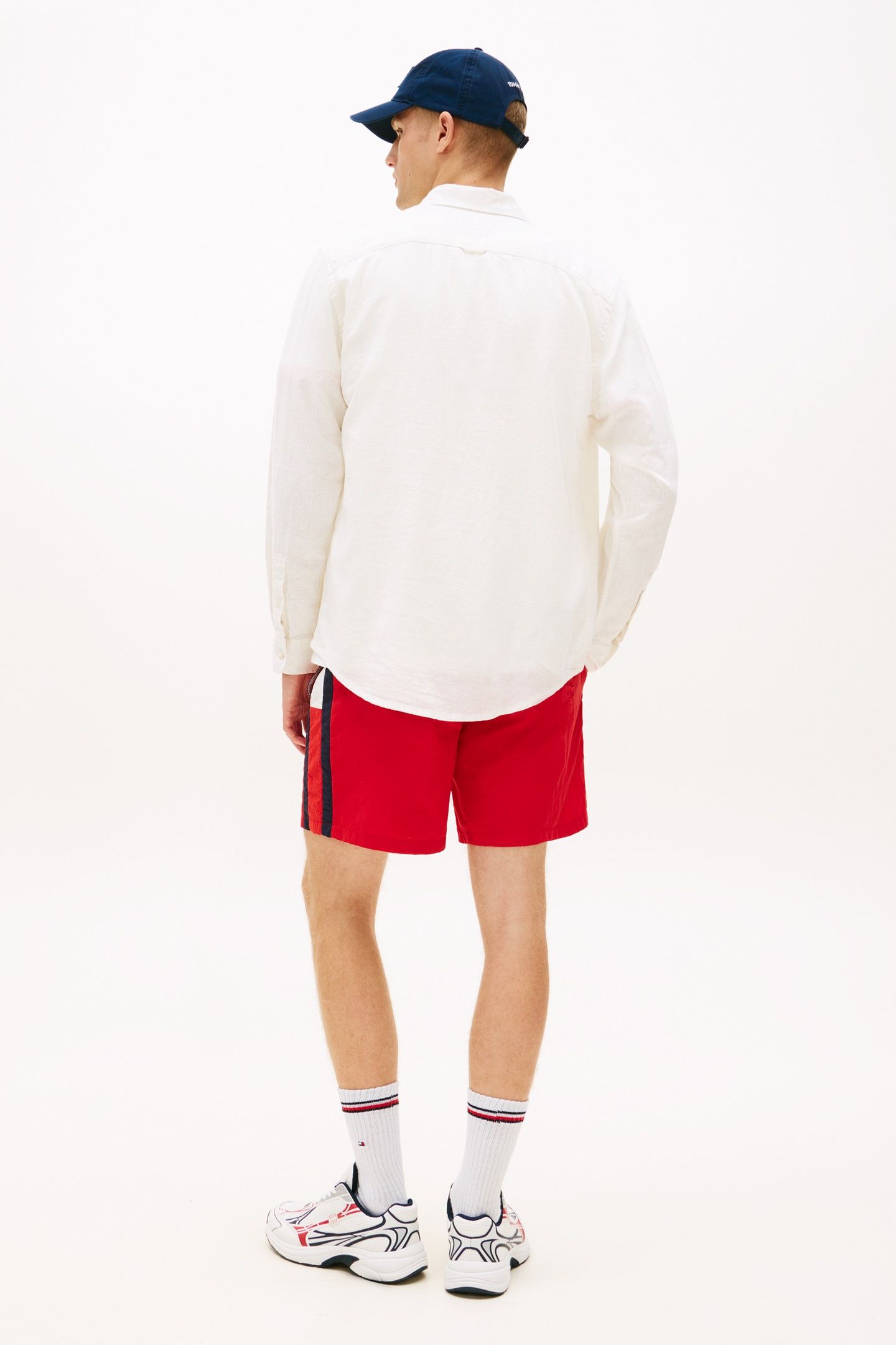 TJM REGULAR LINEN BLEND SHIRT ECRU 3