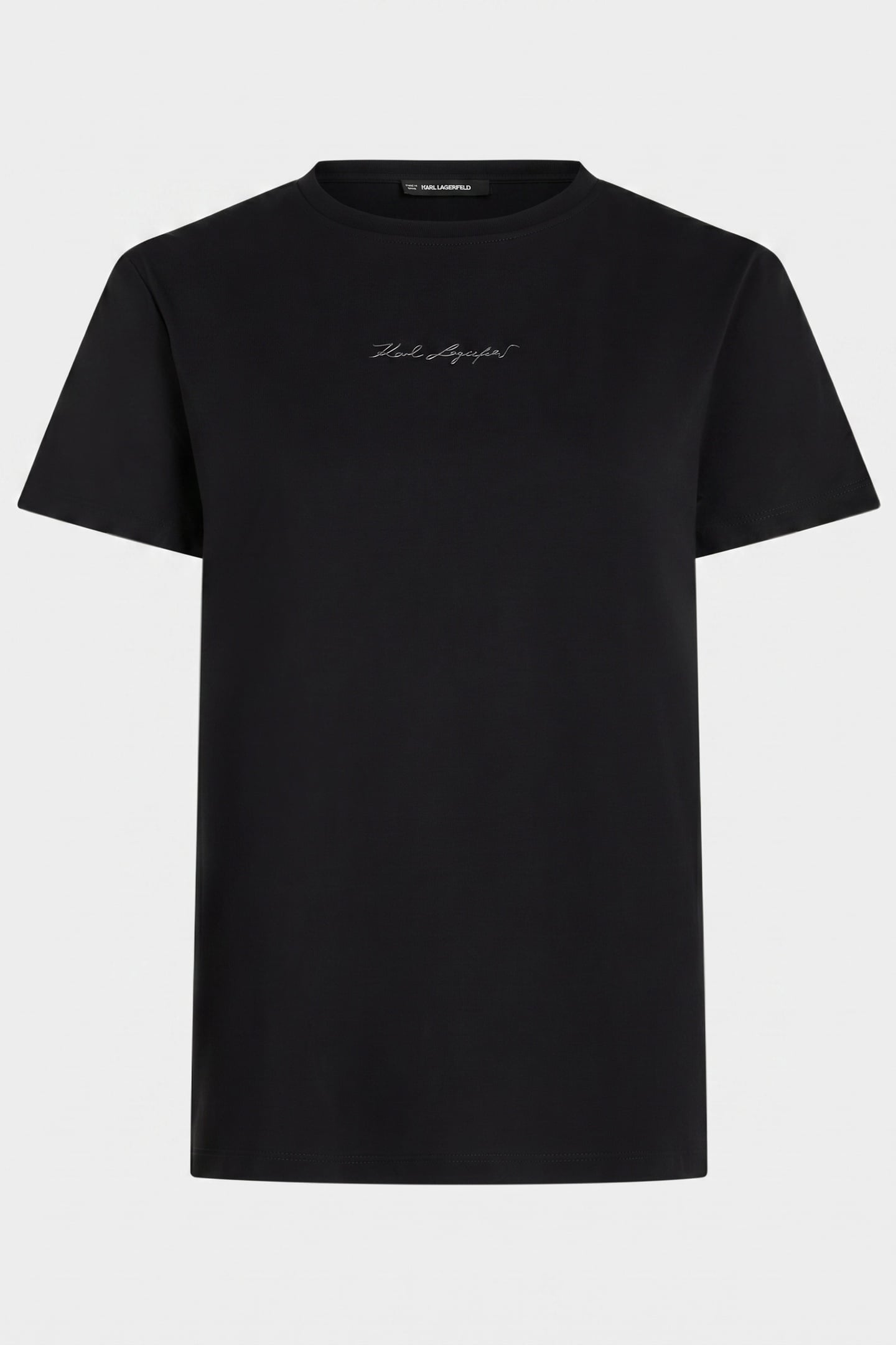 SILVER SIGNATURE T-SHIRT BLACK 3