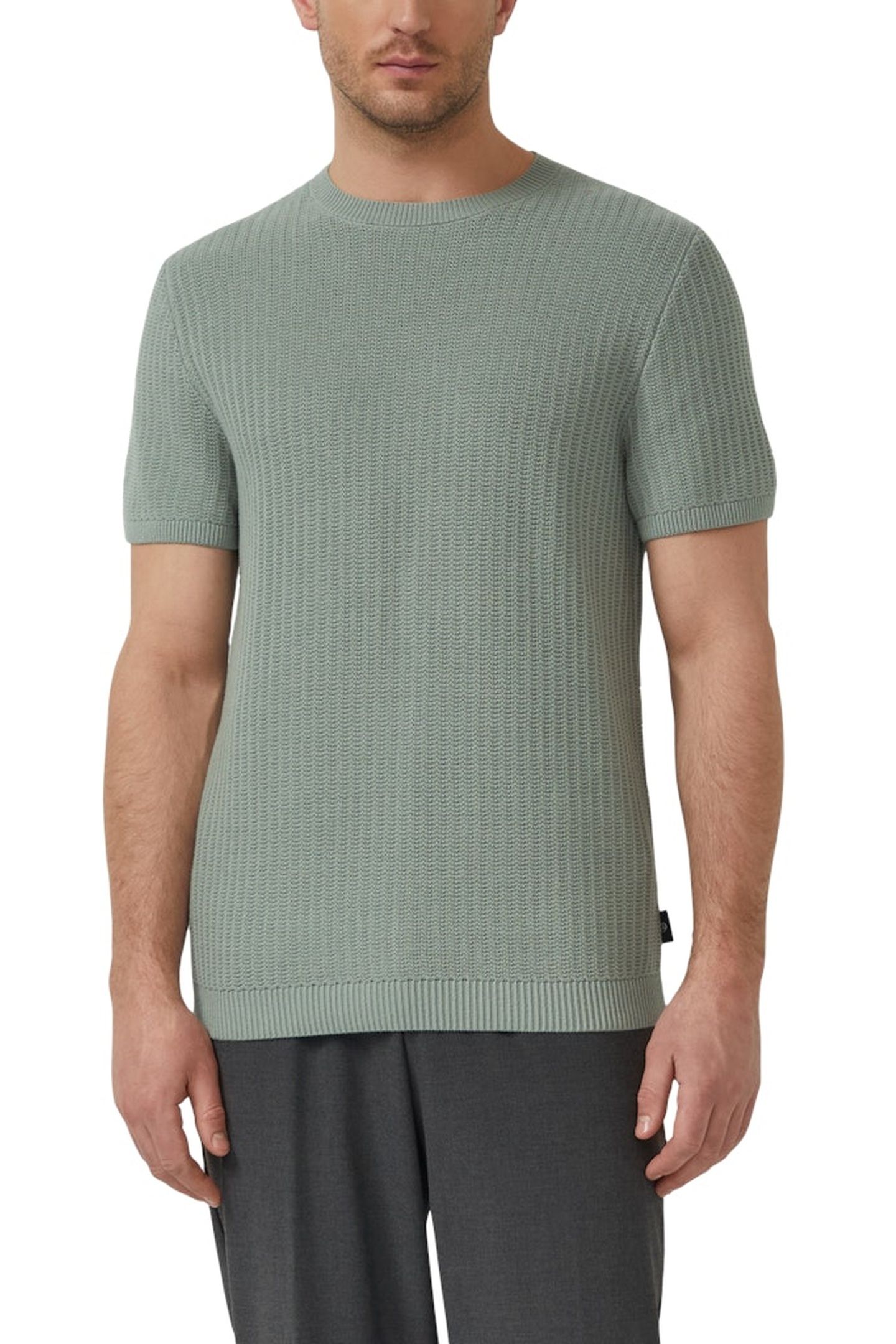 S.OLIVER PULLOVER SHORTSLEEVE GREEN 1