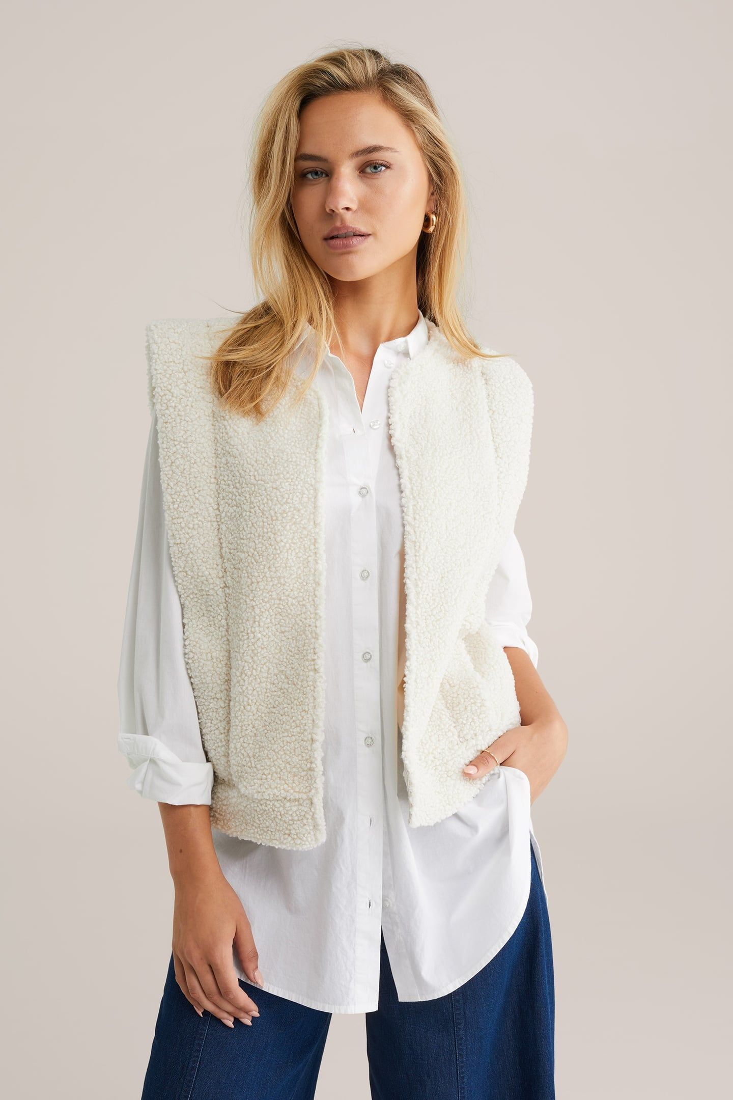 GILET BEIGE 1