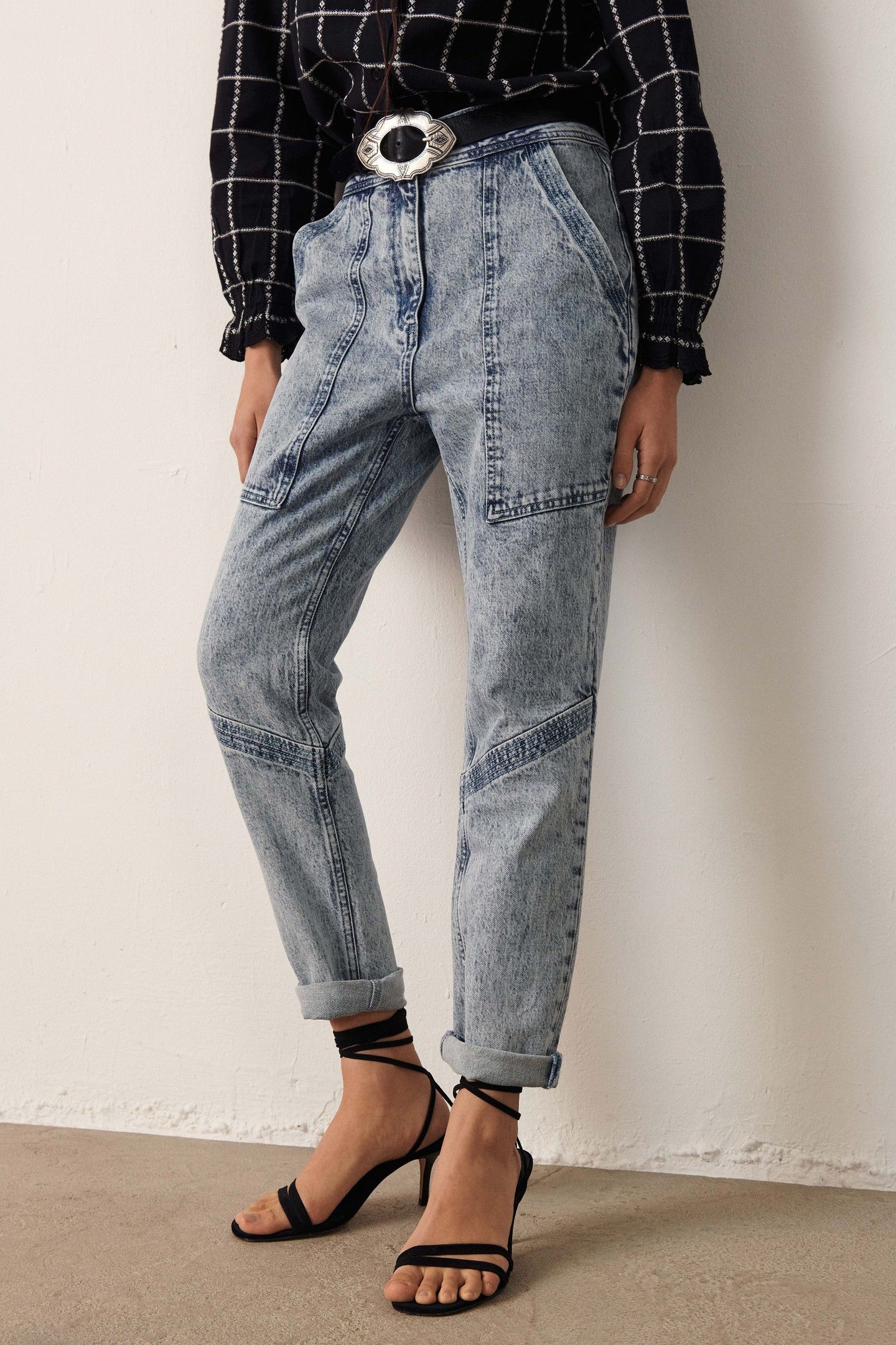 PANTALON FAME LIGHTUSEDBLUE 1