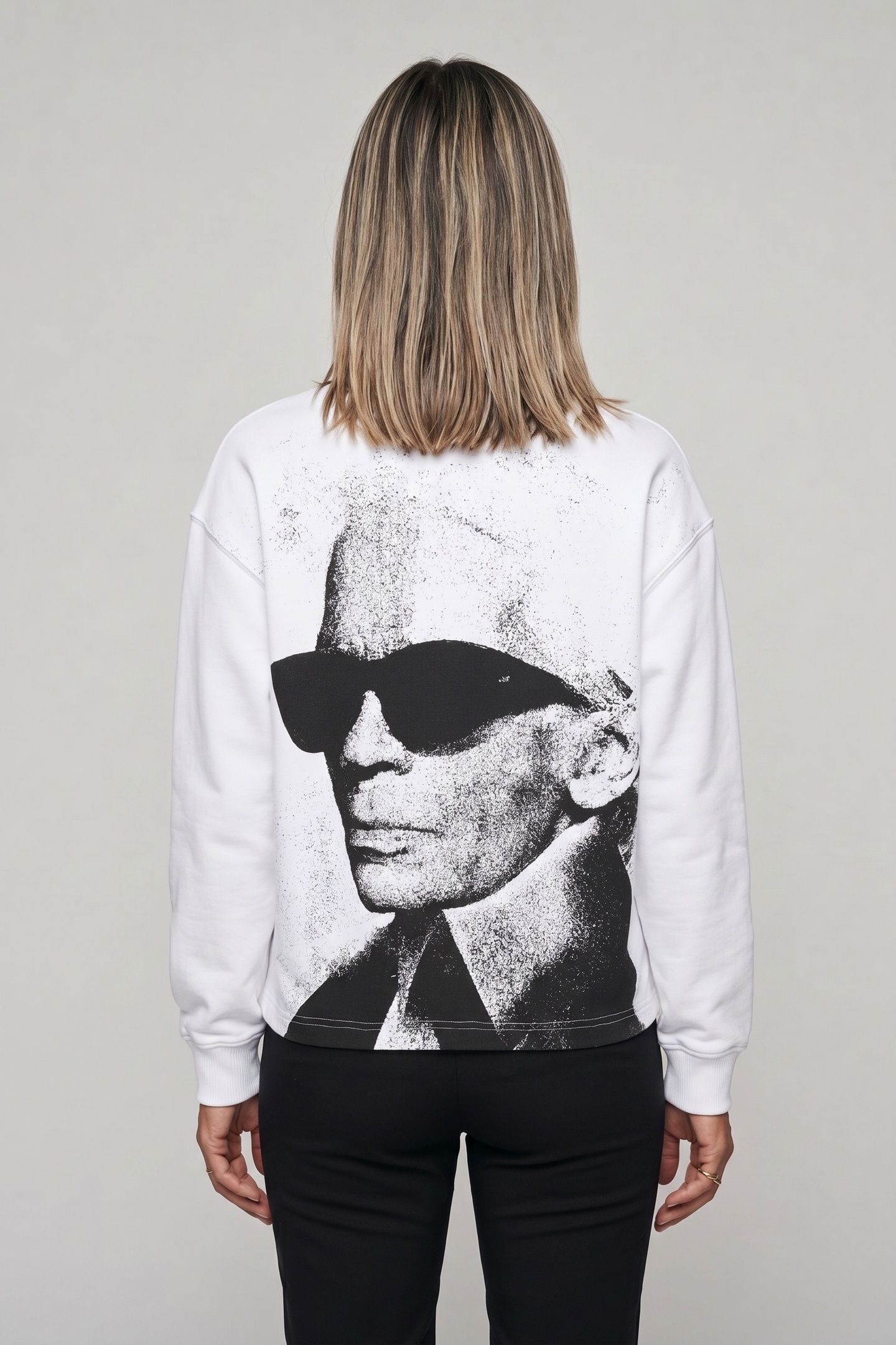 KLJ RELAXED KARL SWEAT WHITE 2