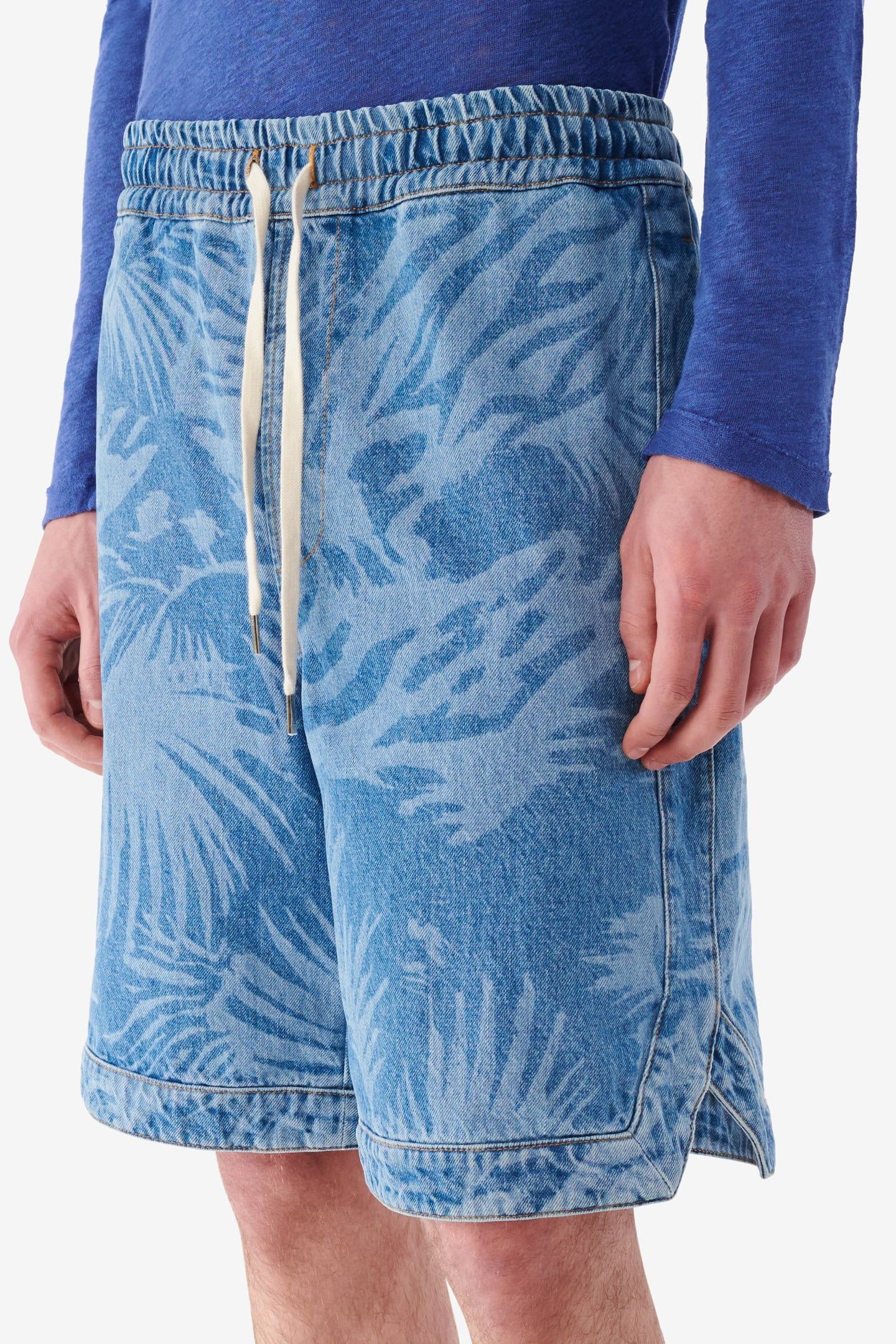 JADER SHORT LASER DENIM 1