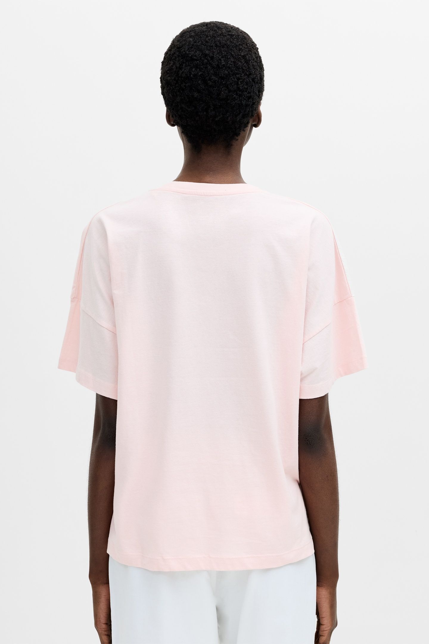 BRUSHED STEPPED T LOTUS PINK 2