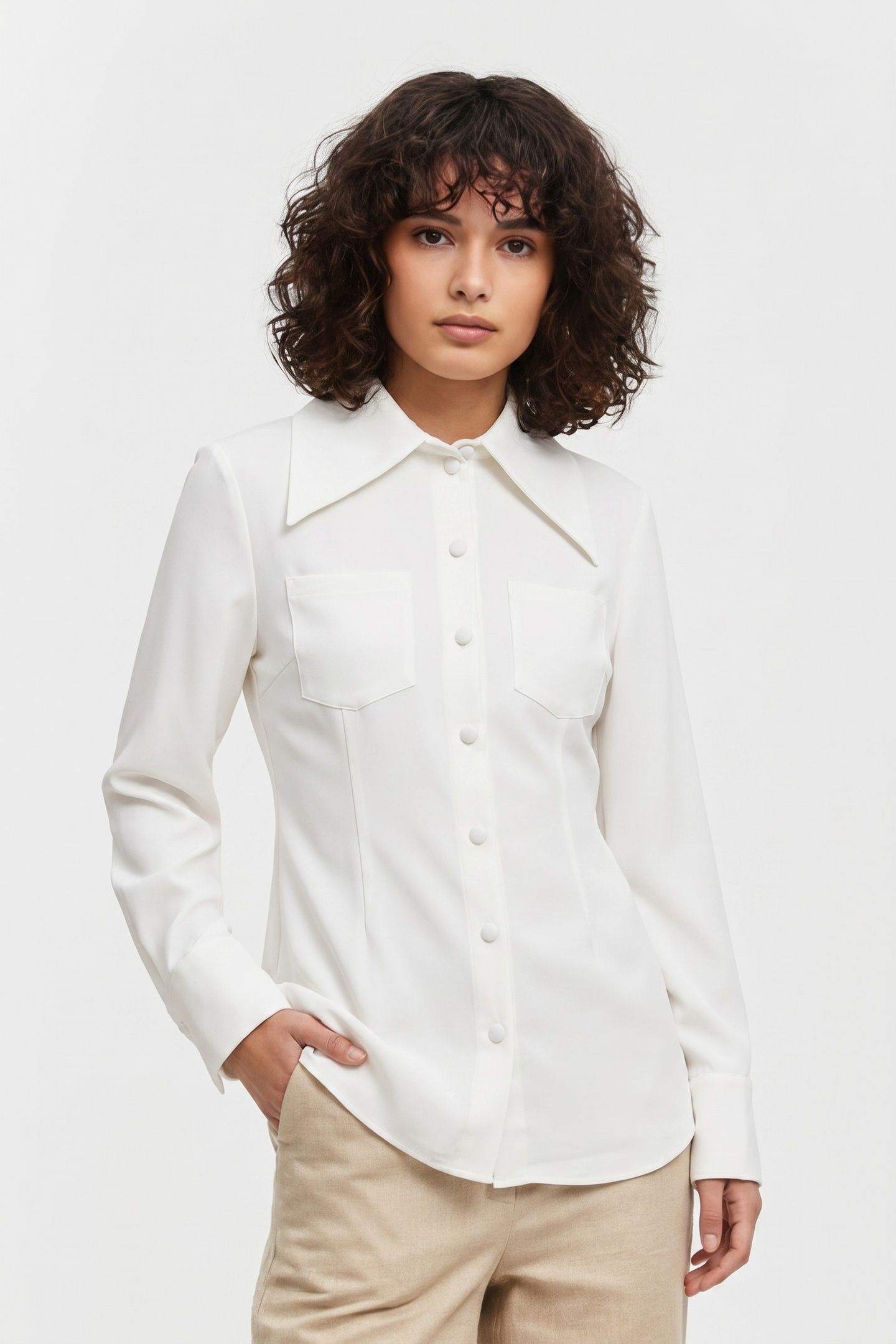 FITTED SHIRT WHITE 1
