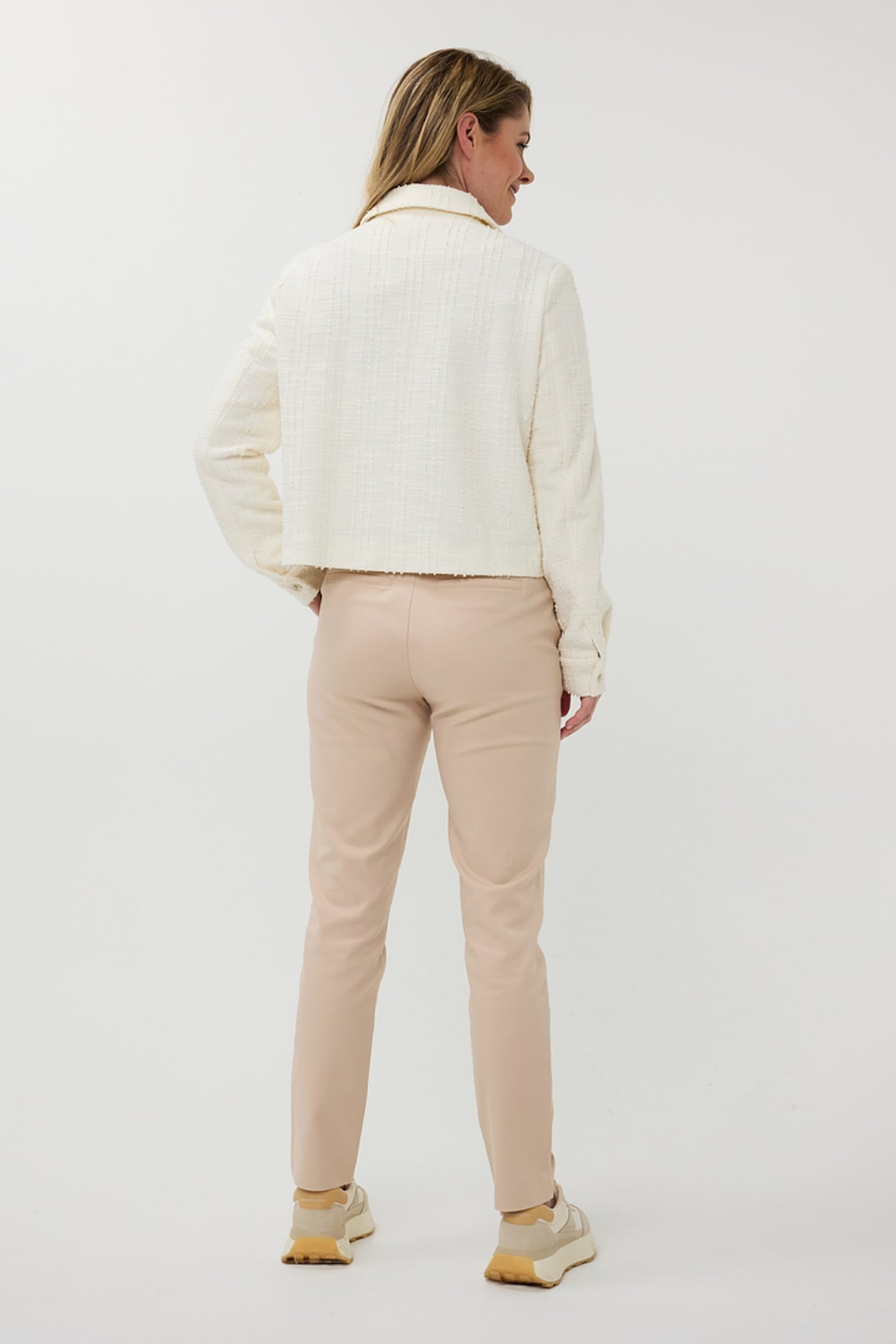 JACKET STRETCHY BOUCLE OFF WHITE 7