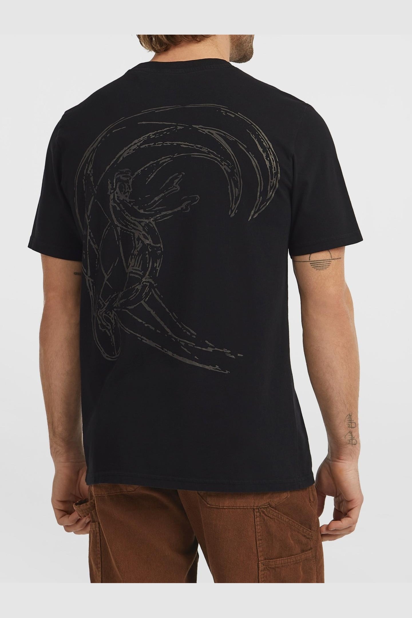 O'RIGINALS BACK PRINT T-SHIRT BLACK OUT 3