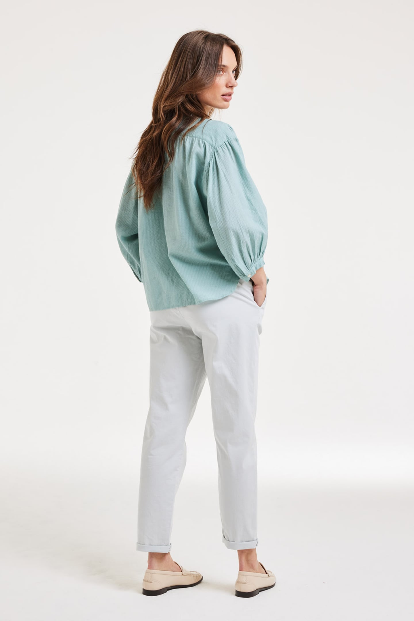 BLOUSE SENNA SURF GREEN 3