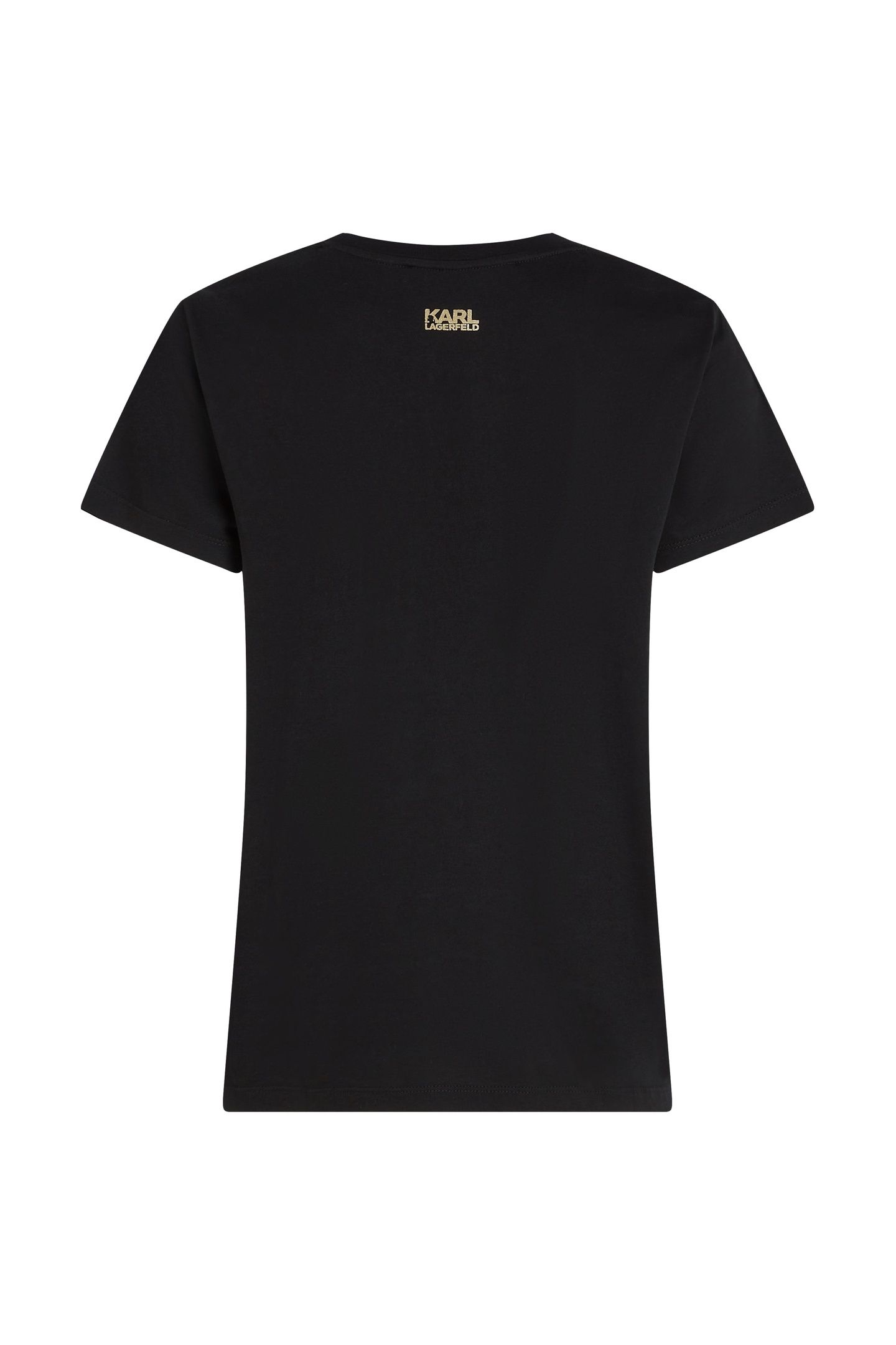 STACK PARIS FOIL PRINT T-SHIRT BLACK 2