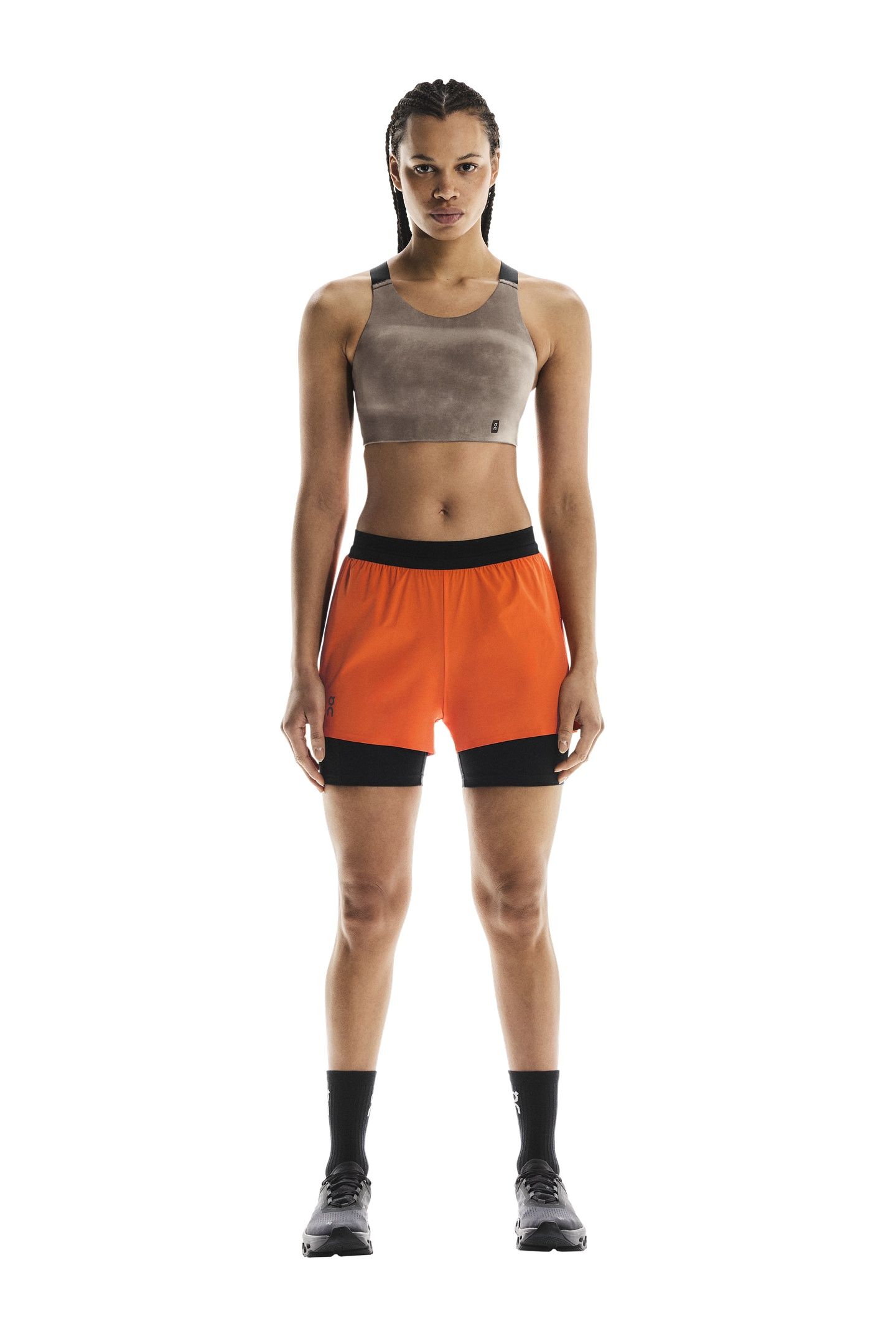PERFORMANCE BRA AOP 1 W CINDER | BLACK CINDER | BLACK 2