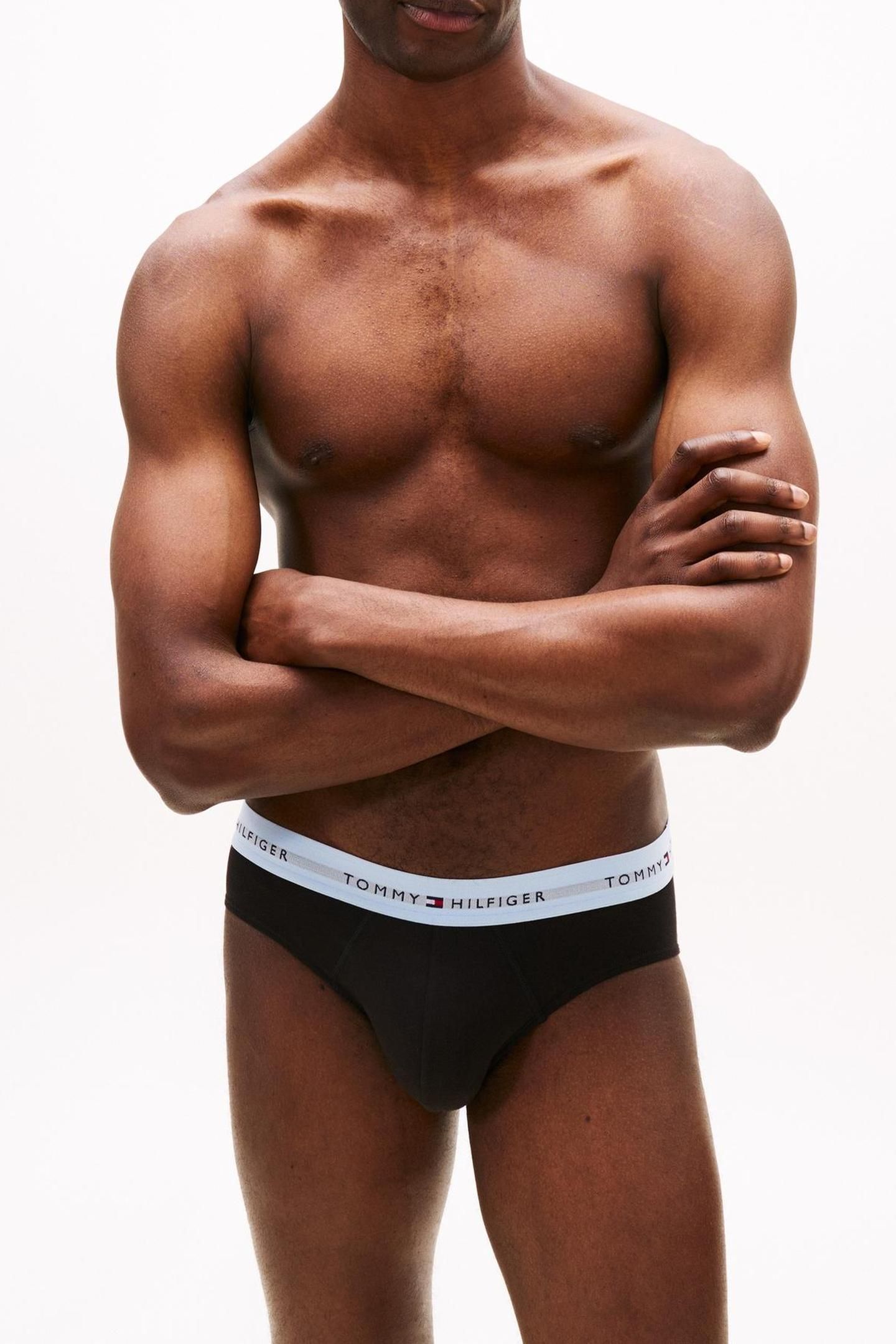 3-PACK BRIEF WAISTBAND GREEN/NAVY/BLUE 3
