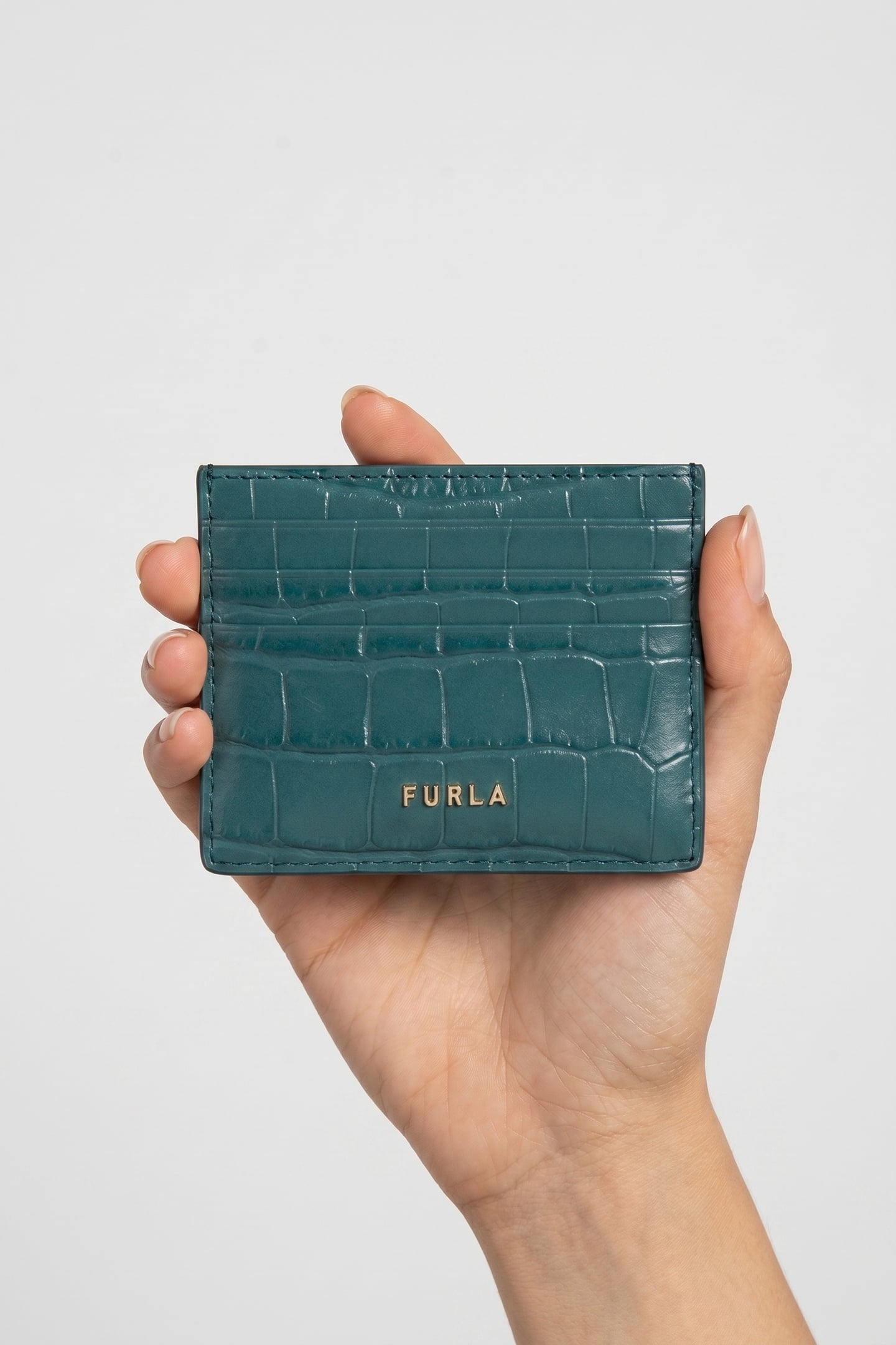 CLASSIC CREDIT CARD CASE TEAL 3
