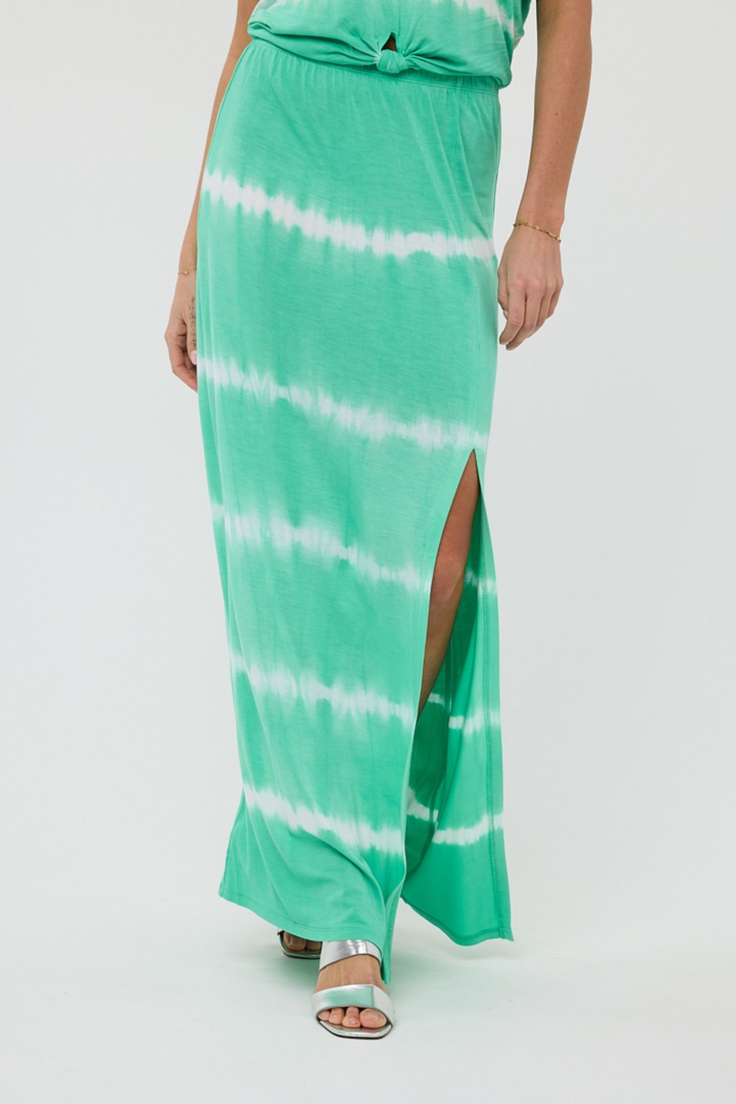 SKIRT TIE DYE GREEN 2
