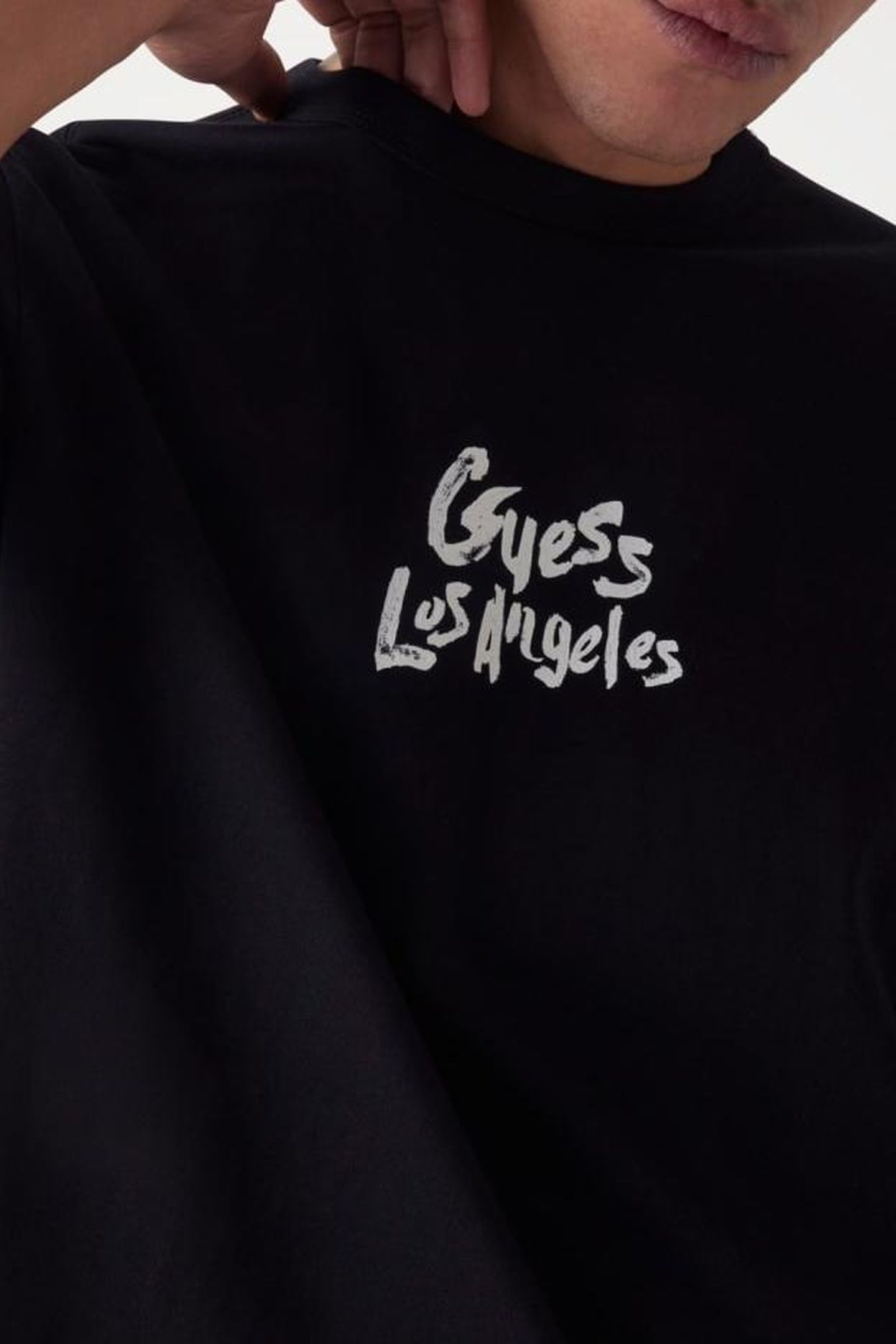 GUESS ECO SS CN PATCH AT BACK JET BLACK A996 5