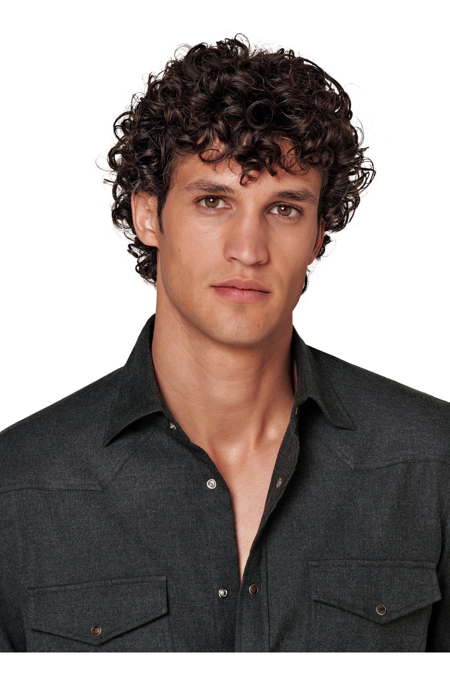 WESTERN FLANNEL CASUAL SHIRTS DARK GREY 8