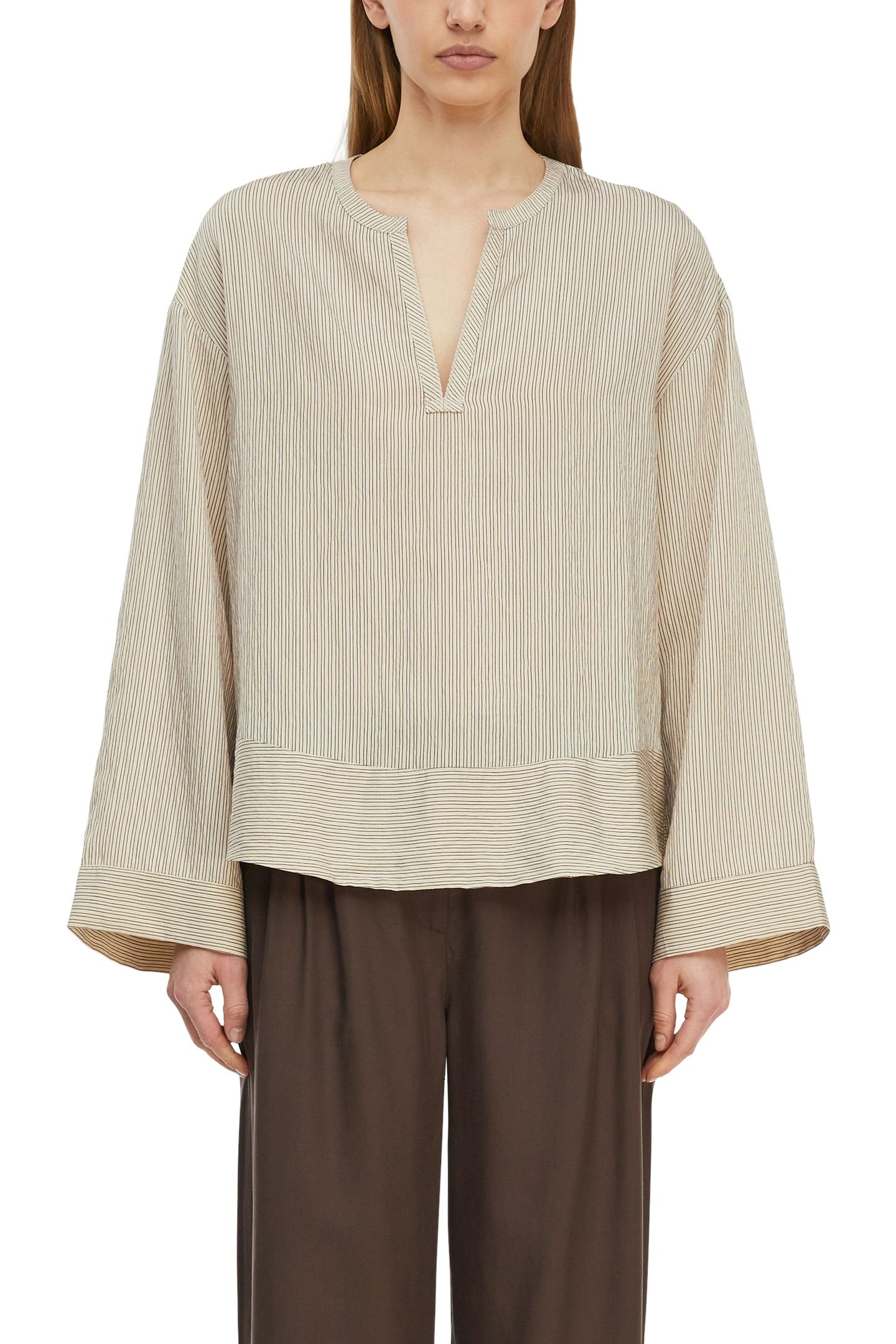 COMMA BLOUSES GREY/BLACK 1