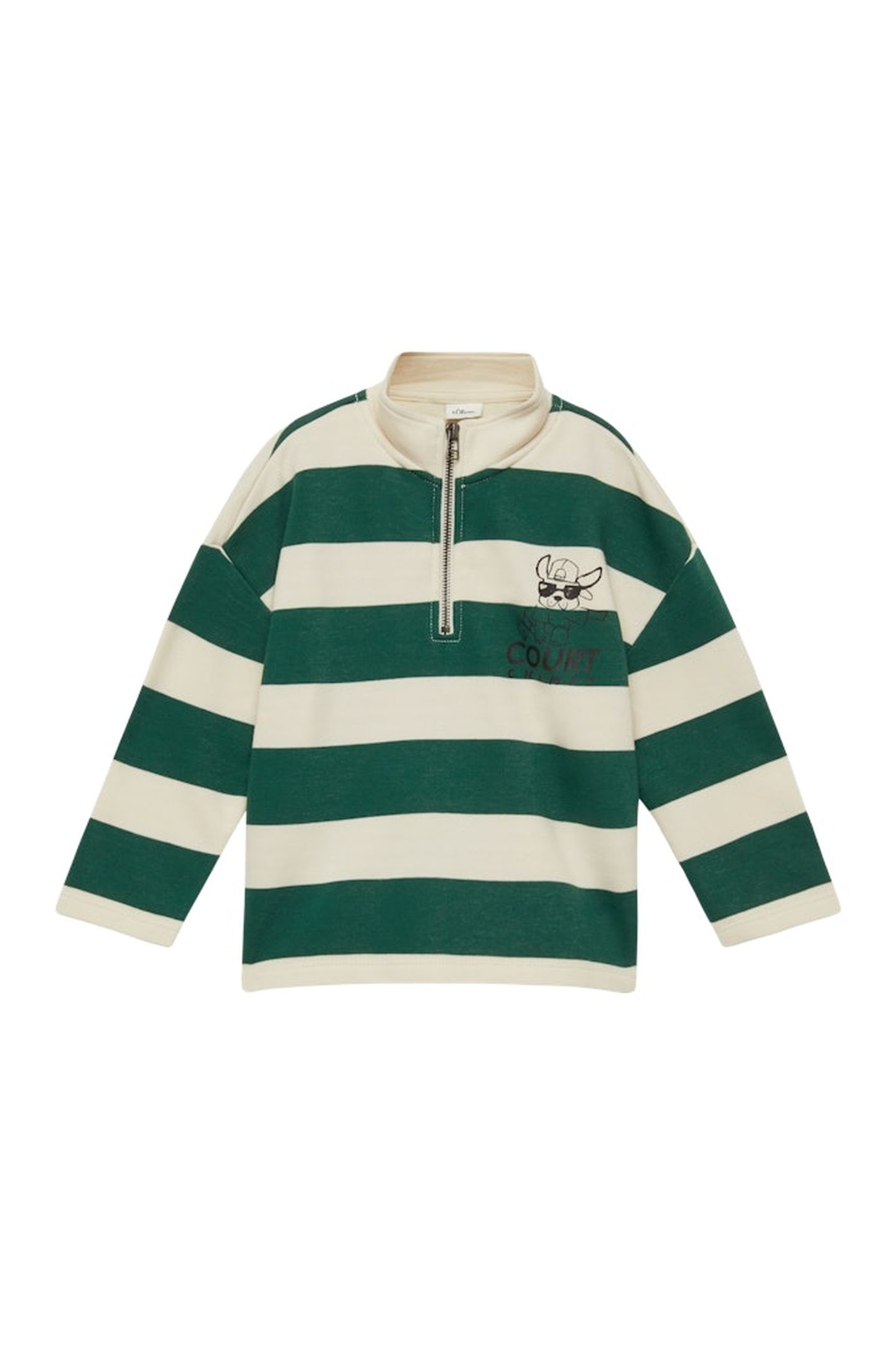 S.OLIVER SWEATSHIRTS GREEN STRIPES 4
