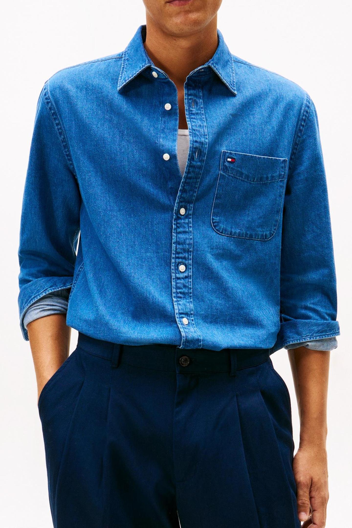 DENIM RF SHIRT MID BLUE DENIM 1