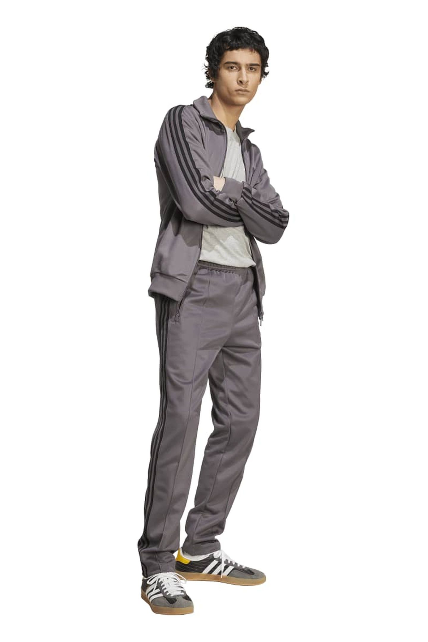 UNISEX ORIGINALS ADICOLOR CLASSICS TRACK TOP GREY STRATA 2