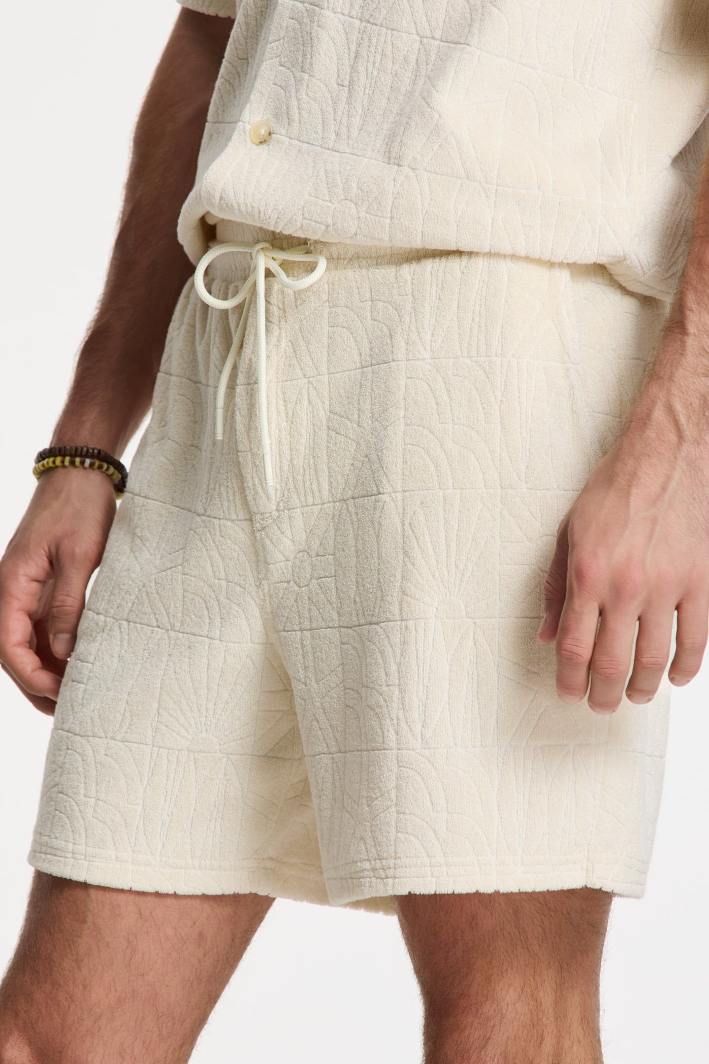 TONY TOWELING SHORTS GEO SUN BEIGE GEO SUN 9