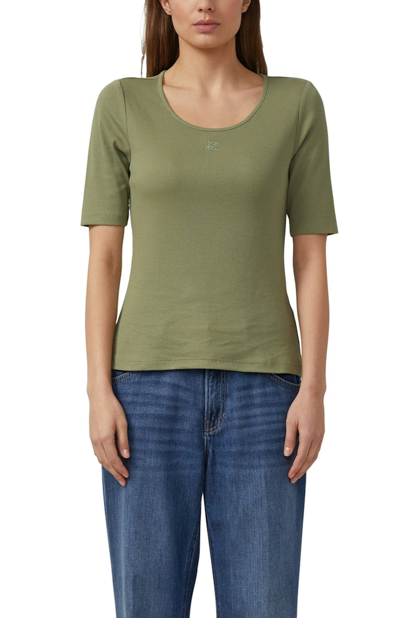 S.OLIVER T-SHIRTS ARMY GREEN 3