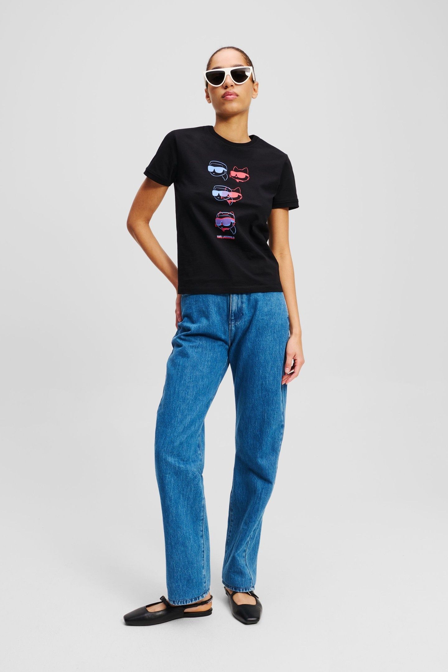 IKON COLOUR FITTED T-SHIRT BLACK 2