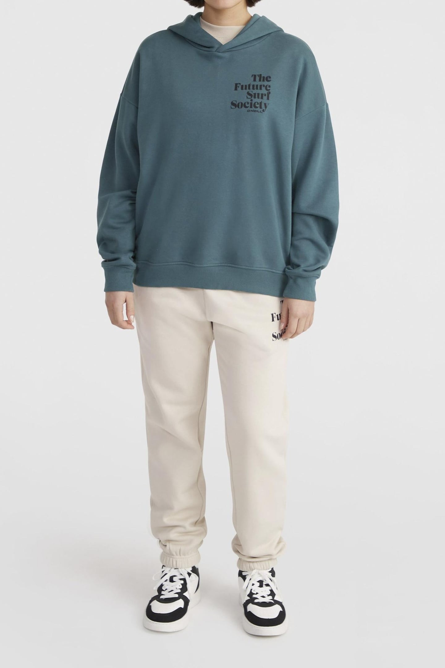 THE FUTURE SURF SOCIETY HOODIE ALMA STEEL 1
