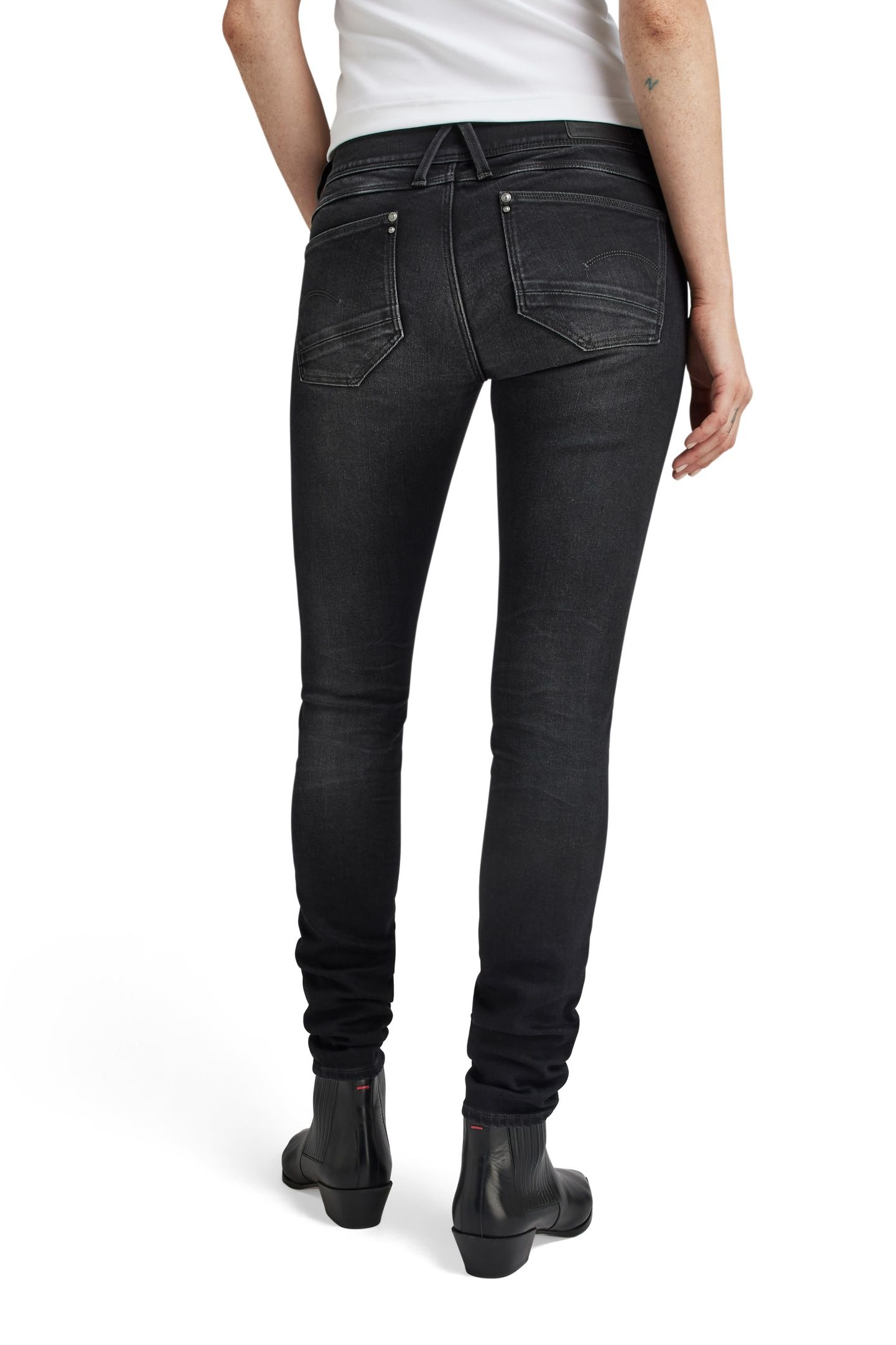 LYNN MID SKINNY FADED BLACK MAGNET 2