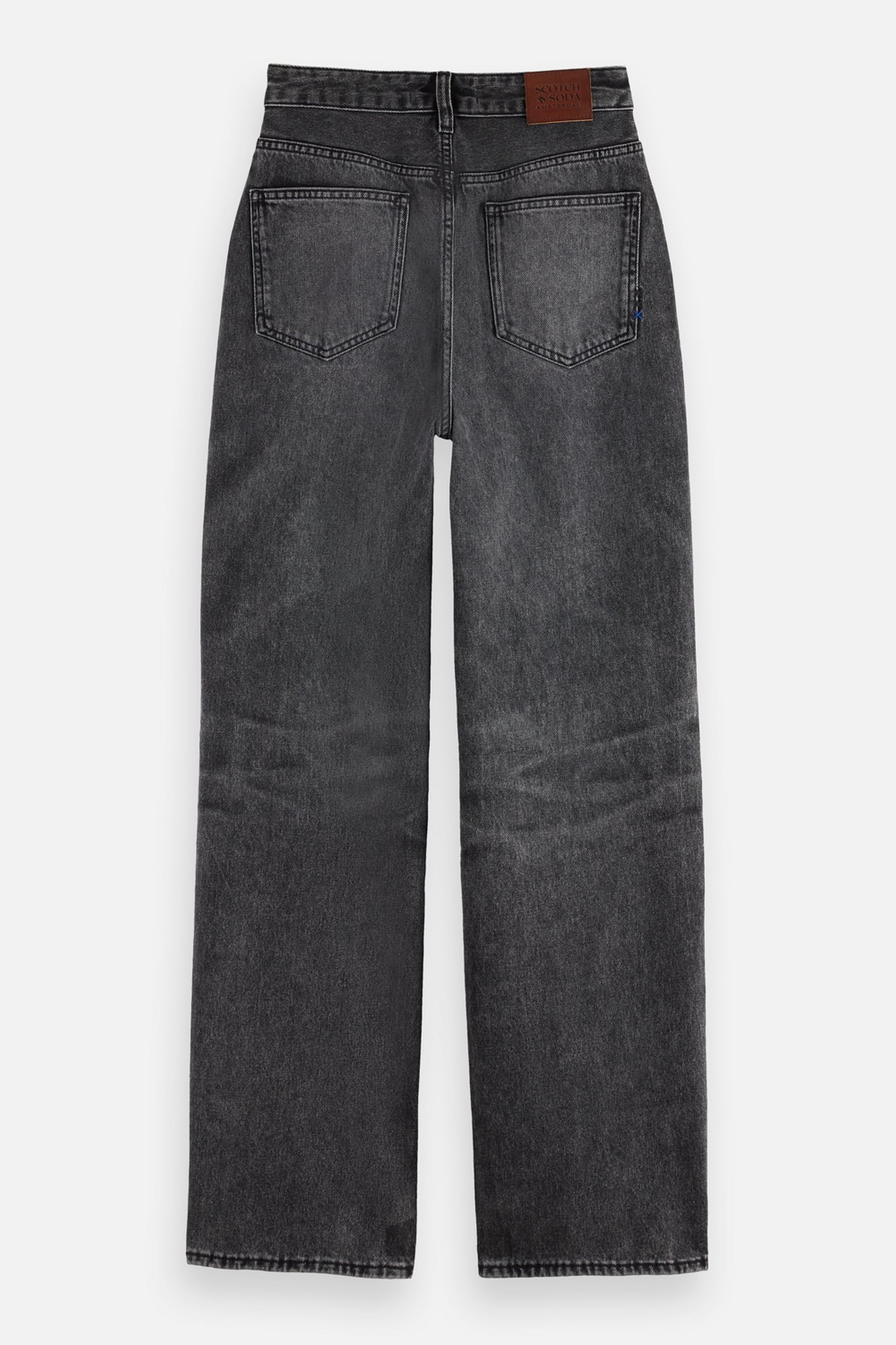 RIPPLE STRAIGHT JEANS — ABSOLUTE BLACK 5