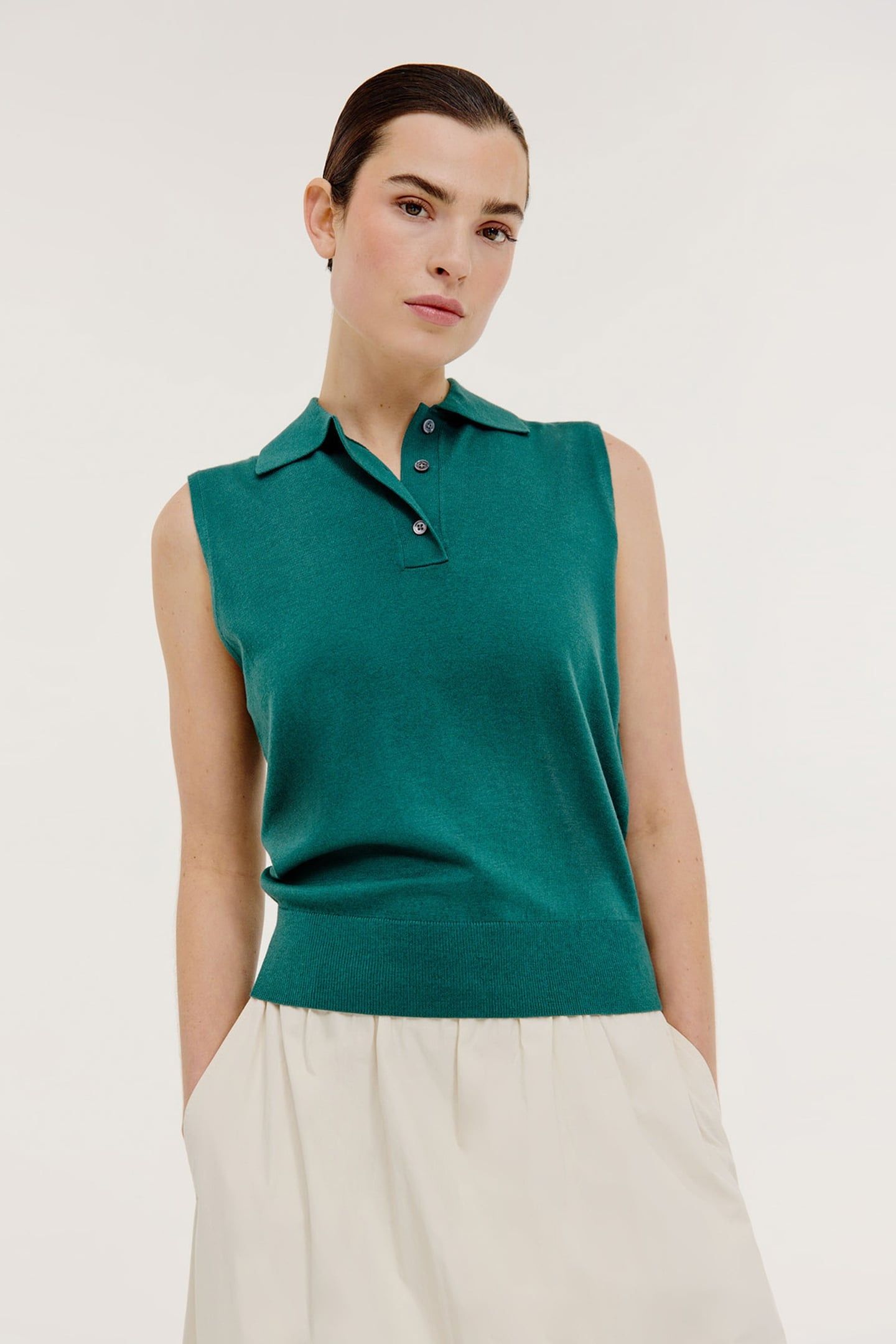 BIROL SWEATER DARK GREEN 1