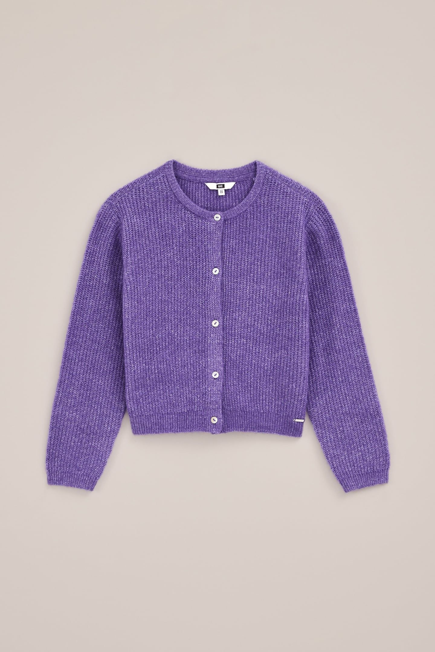 KNITTED CARDIGAN PURPLE 3