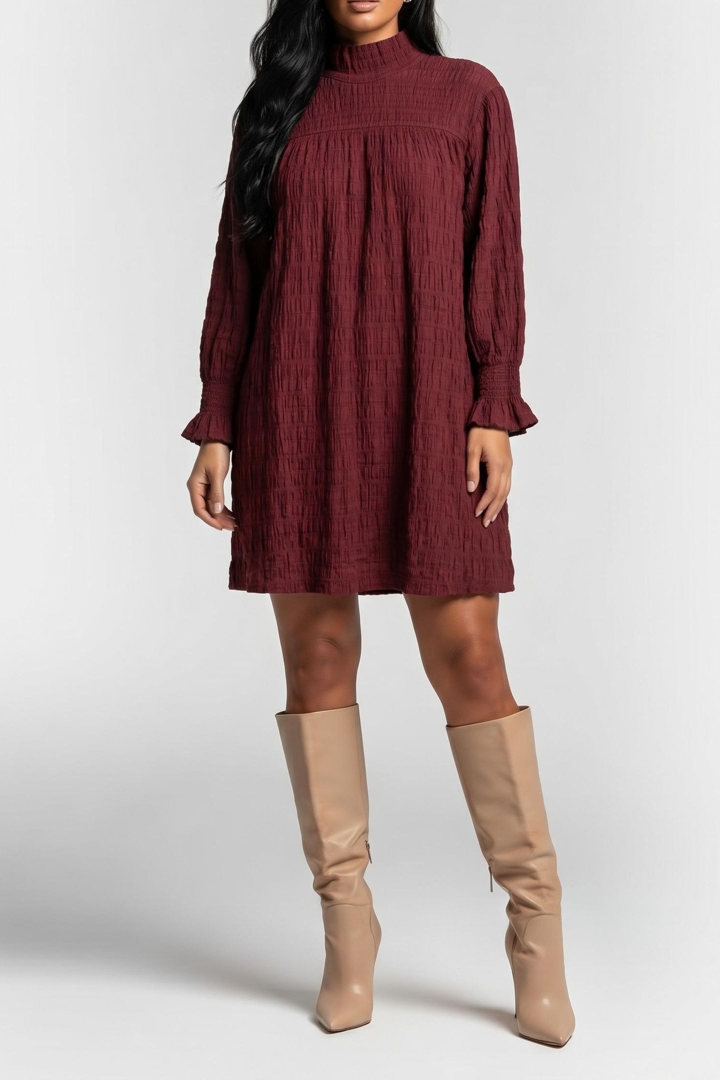 ROBE DEVIS BORDEAUX 1
