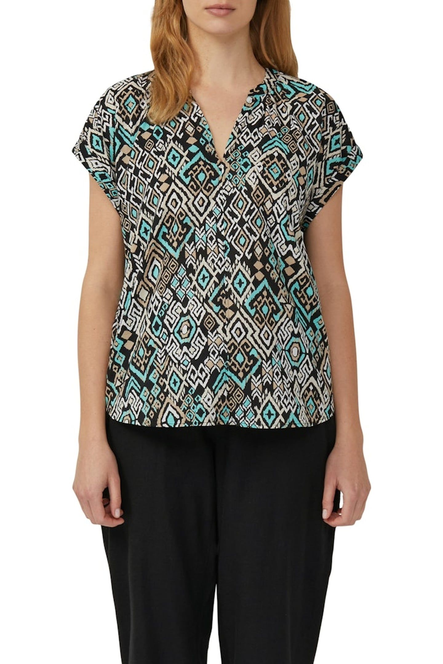 S.OLIVER BLOUSES BLACK 1