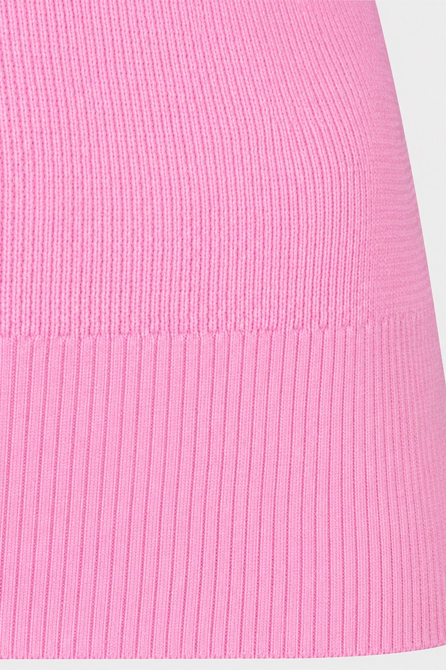 TOP RIB V-NECK PASTEL PINK 3