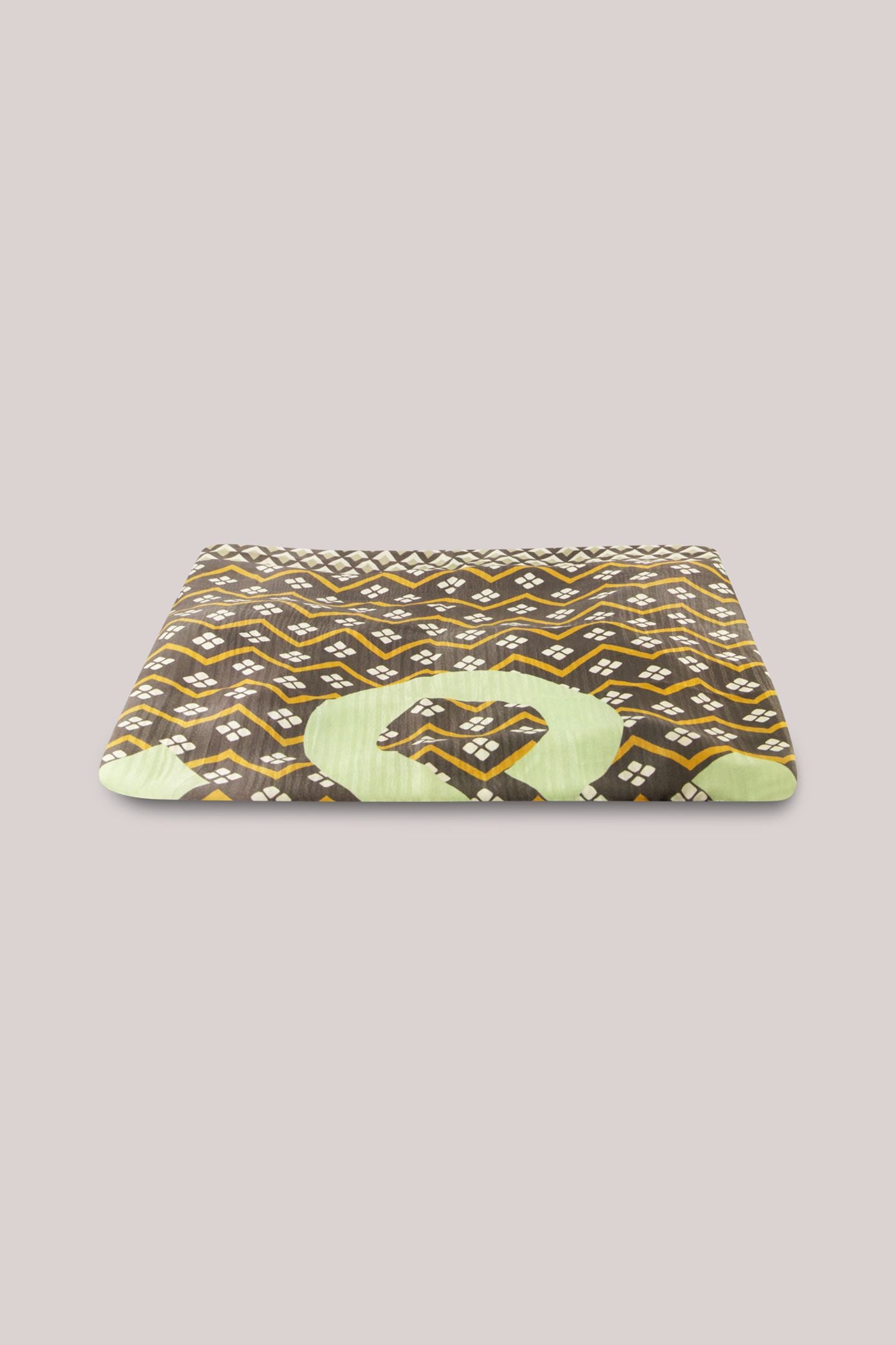 SCARF SATIN SQUARE DARK CAMO 2