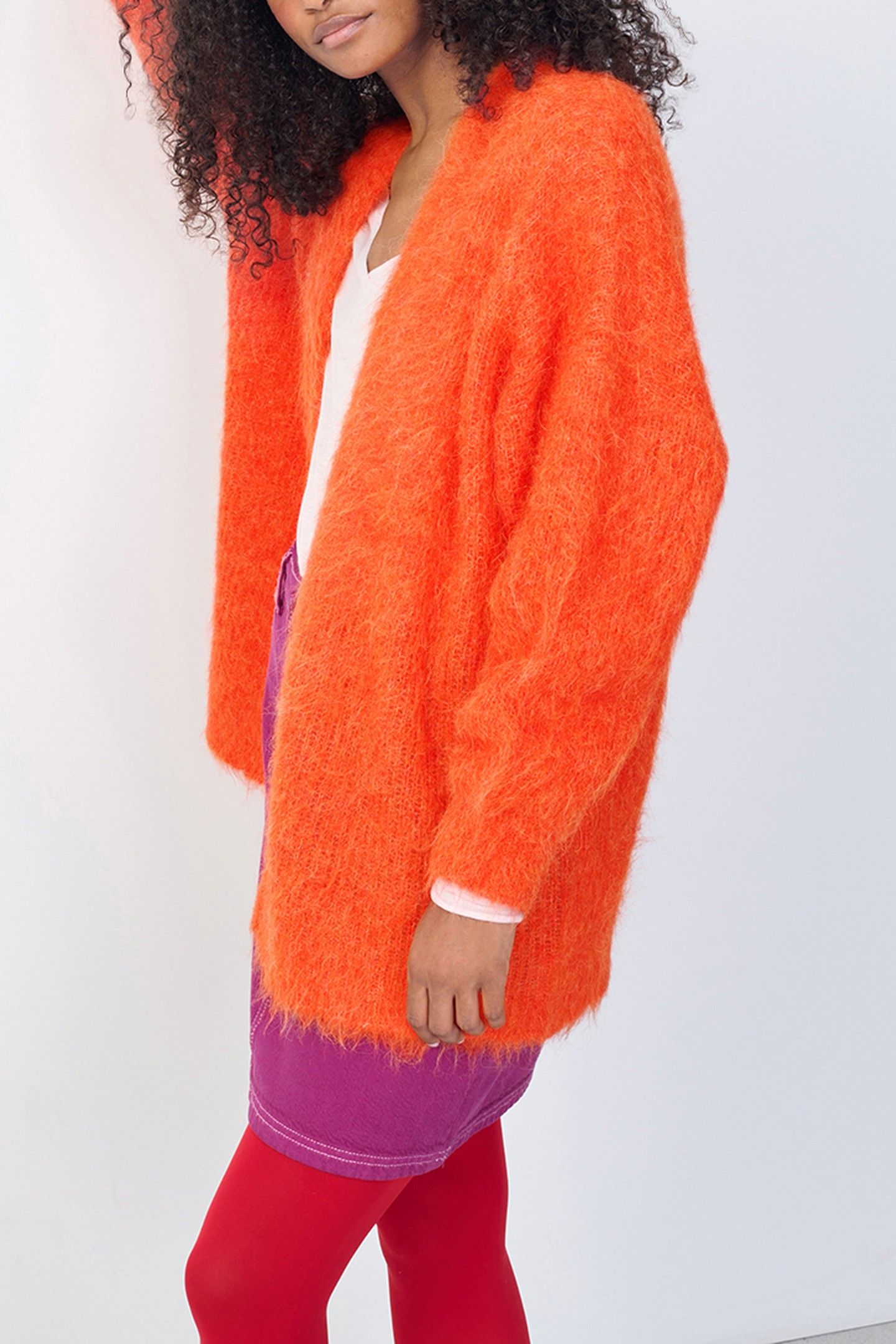 BYMI CARDIGAN ORANGE SANGUINE CHINE 3