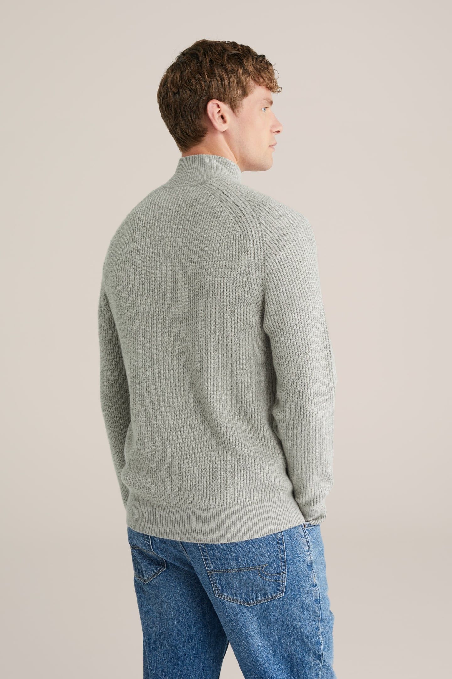 HALFWAY ZIPPER LIGHT GREY 3