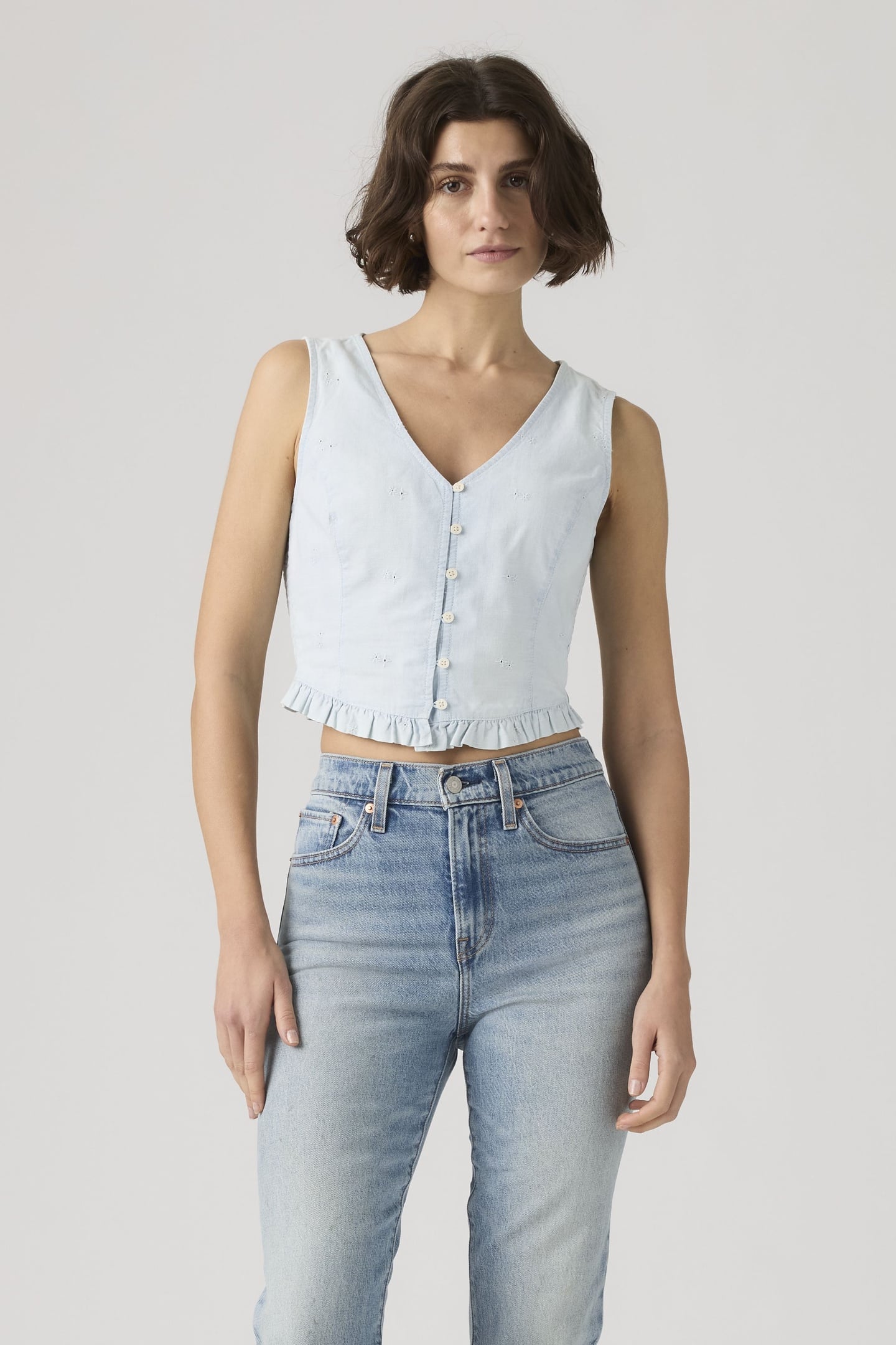TEAGAN SLEEVELESS BLOUSE 1